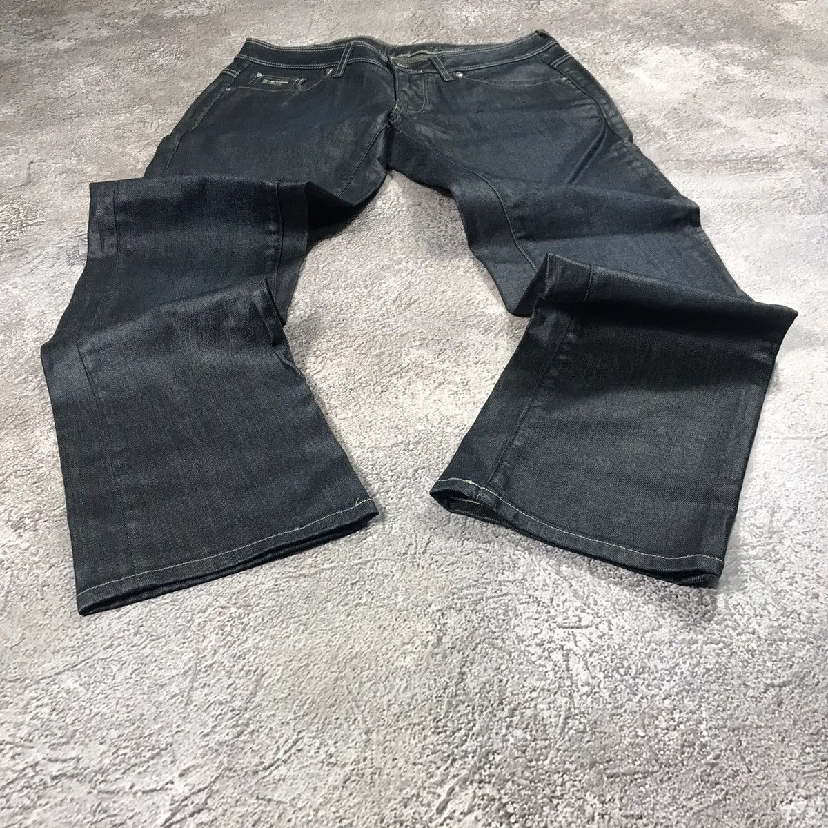 Vintage Vintage 90s G Star Raw Baggy Flared Jeans Streetwear Logo 31 Size 31" - 1 Thumbnail