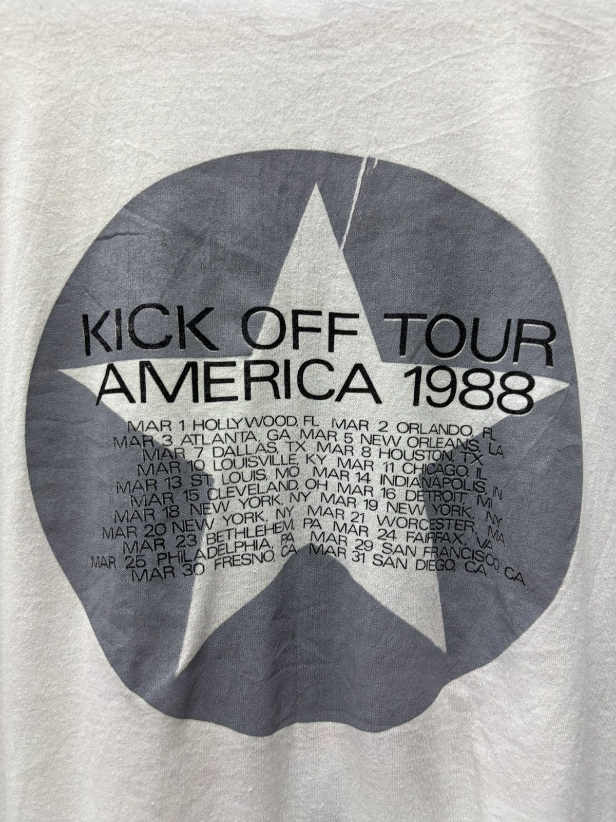 Band Tees × Vintage Vintage INXS kick off tour 1988 Size US XL / EU 56 / 4 - 3 Thumbnail