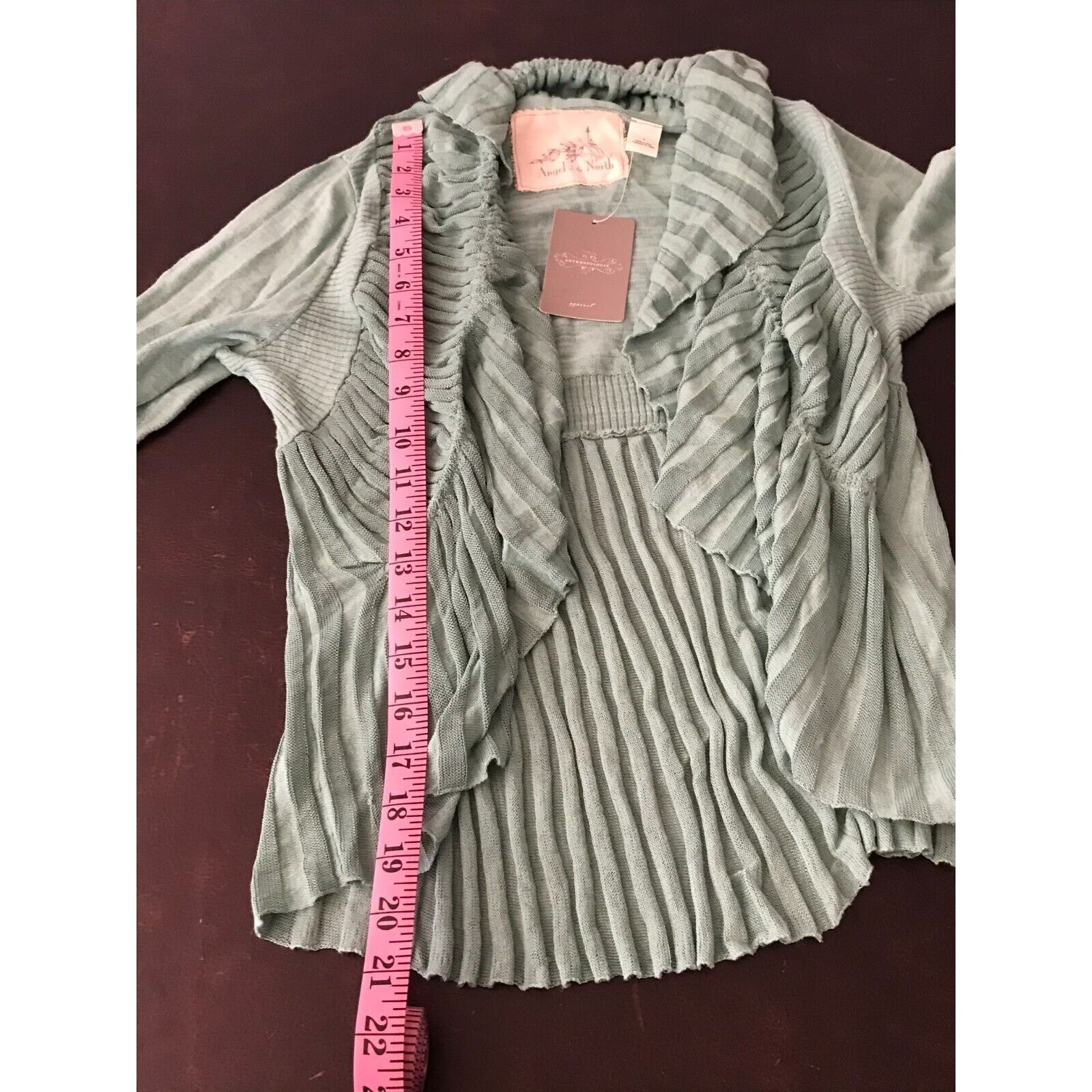 Anthropologie Anthropologie by Angel from the North, Pleated Cardigan Size S / US 4 / IT 40 - 11 Thumbnail