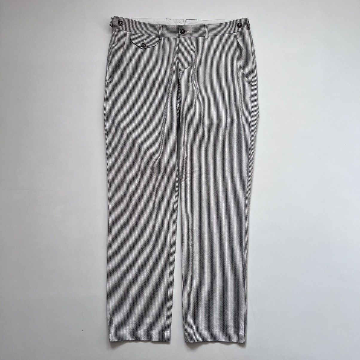 Suitsupply Suitsupply Pure cotton stripped pants Size US 32 / EU 48 - 1 Thumbnail