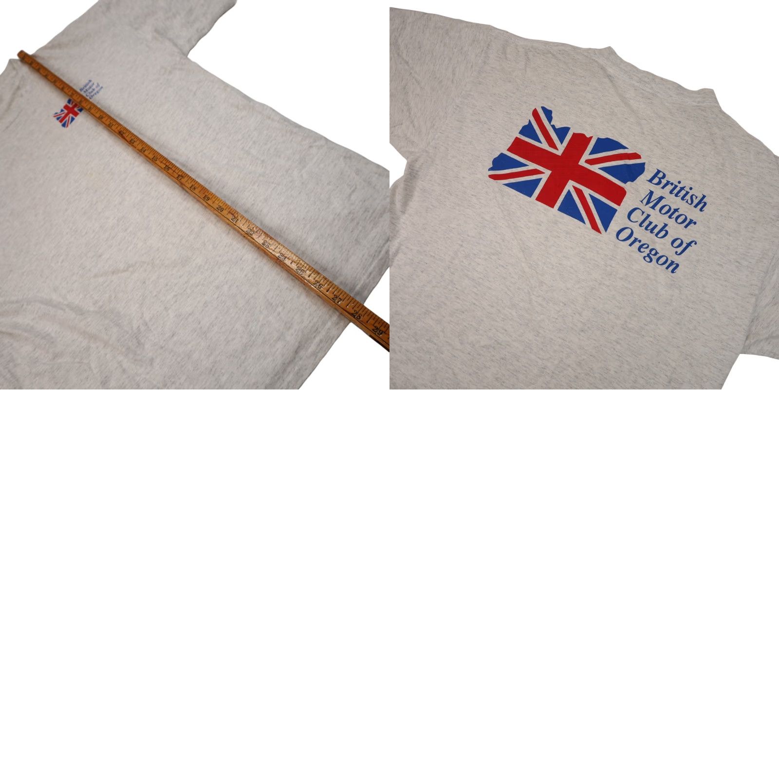Vintage VINTAGE British Motor Club of Oregon Graphic T Shirt Men XL Gray Size US XL / EU 56 / 4 - 8 Thumbnail