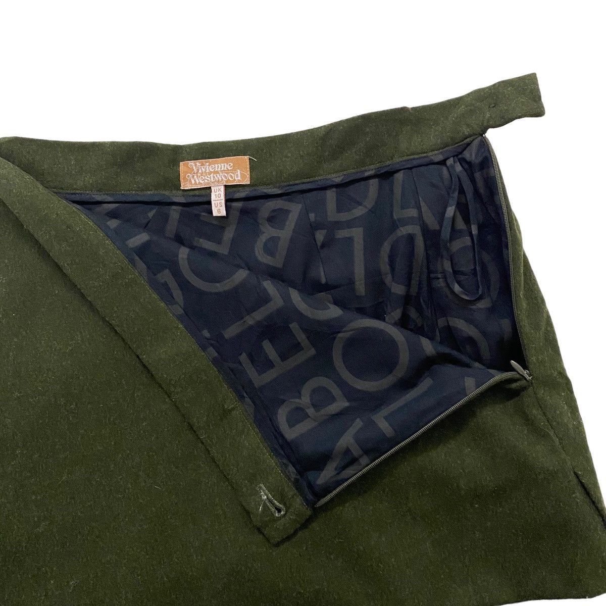 Vivienne Westwood ☀️Vivienne Westwood fleece wool skirt made in Italy Size 28" / US 6 / IT 42 - 7 Thumbnail
