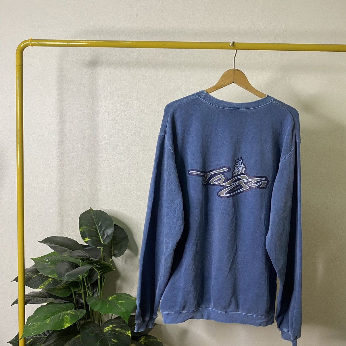 Girl Skateboards × Hook-Ups × Vintage Vintage 1990s Yaga Skateboard Sweatshirt Size US M / EU 48-50 / 2 - 1 Thumbnail
