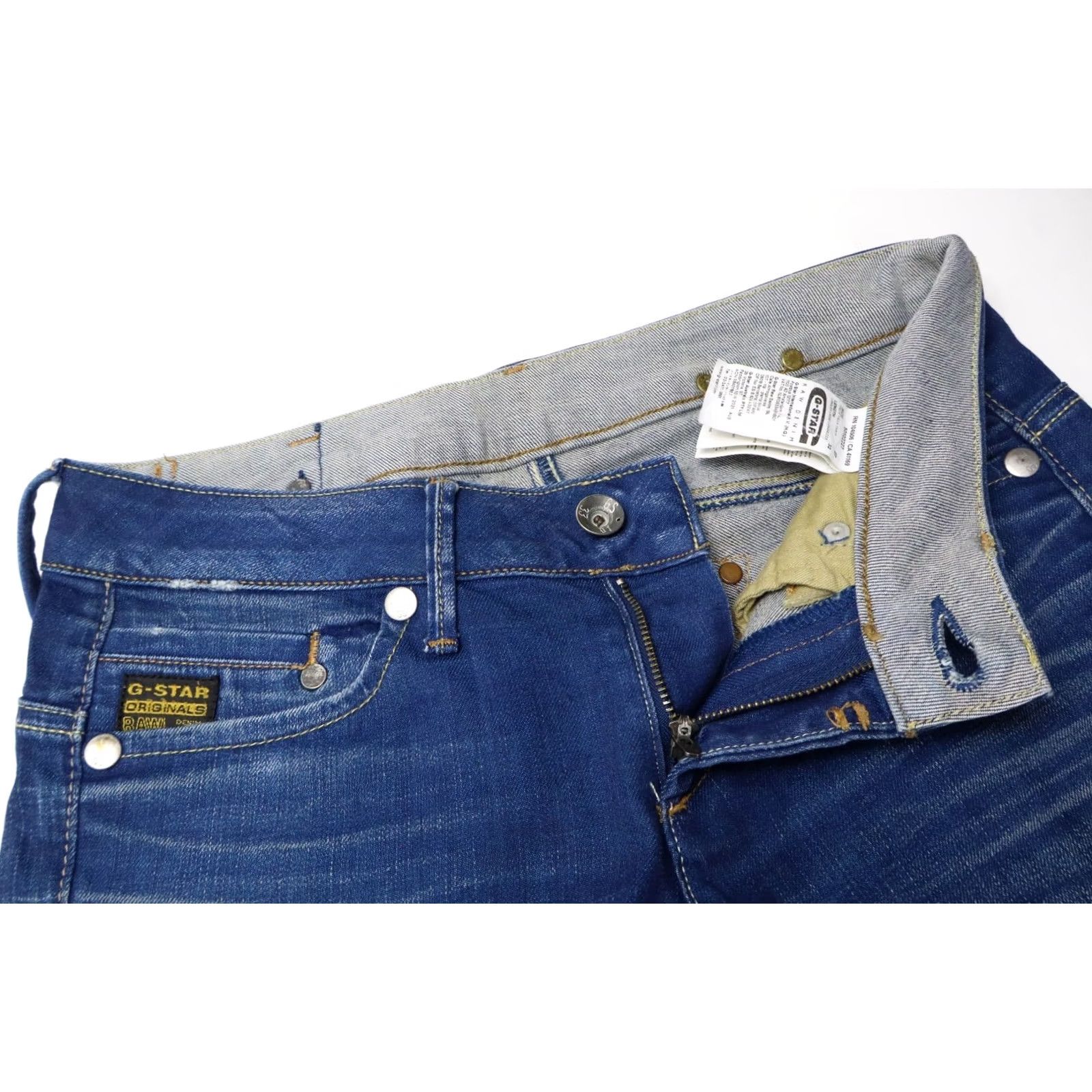 G-Star G-STAR Midge Skinny Jeans Women's W27/L32 Fade Whiskers Stretch Zip Fly Jeans Size 27" / US 4 / IT 40 - 4 Thumbnail
