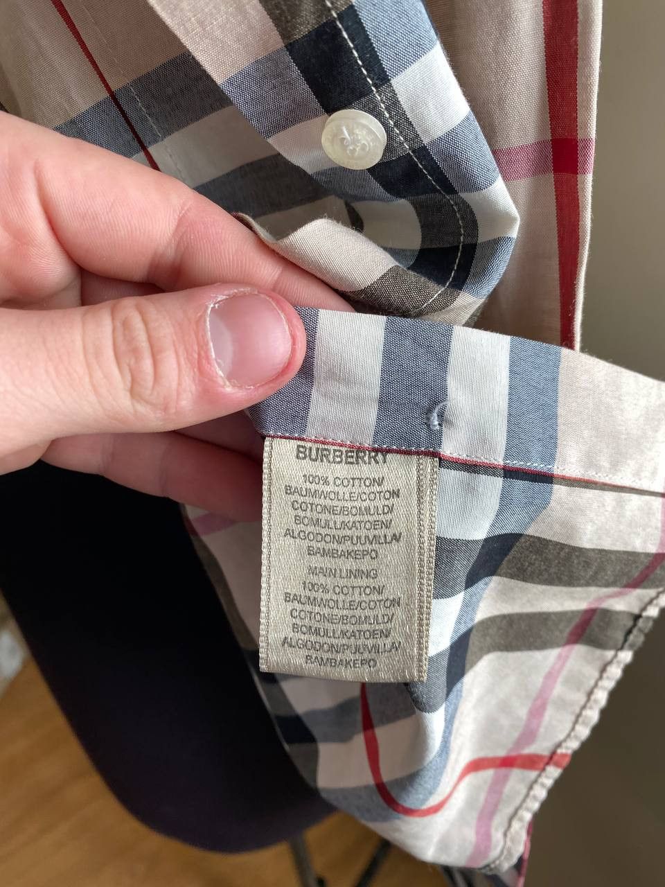 Burberry Burberry Stretch Cotton Long Sleeve Shirt New Classic Size S / US 4 / IT 40 - 10 Thumbnail