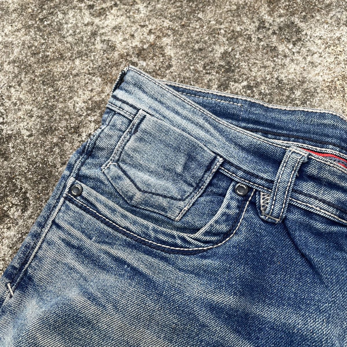 If Six Was Nine Distressed Emba Skinny Jeans Japan Style Size US 34 / EU 50 - 6 Thumbnail