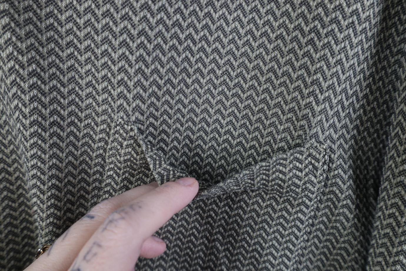 Vintage Vintage 90s Y2K Streetwear Knit Long Sleeve Golf Polo Shirt Size US L / EU 52-54 / 3 - 4 Thumbnail