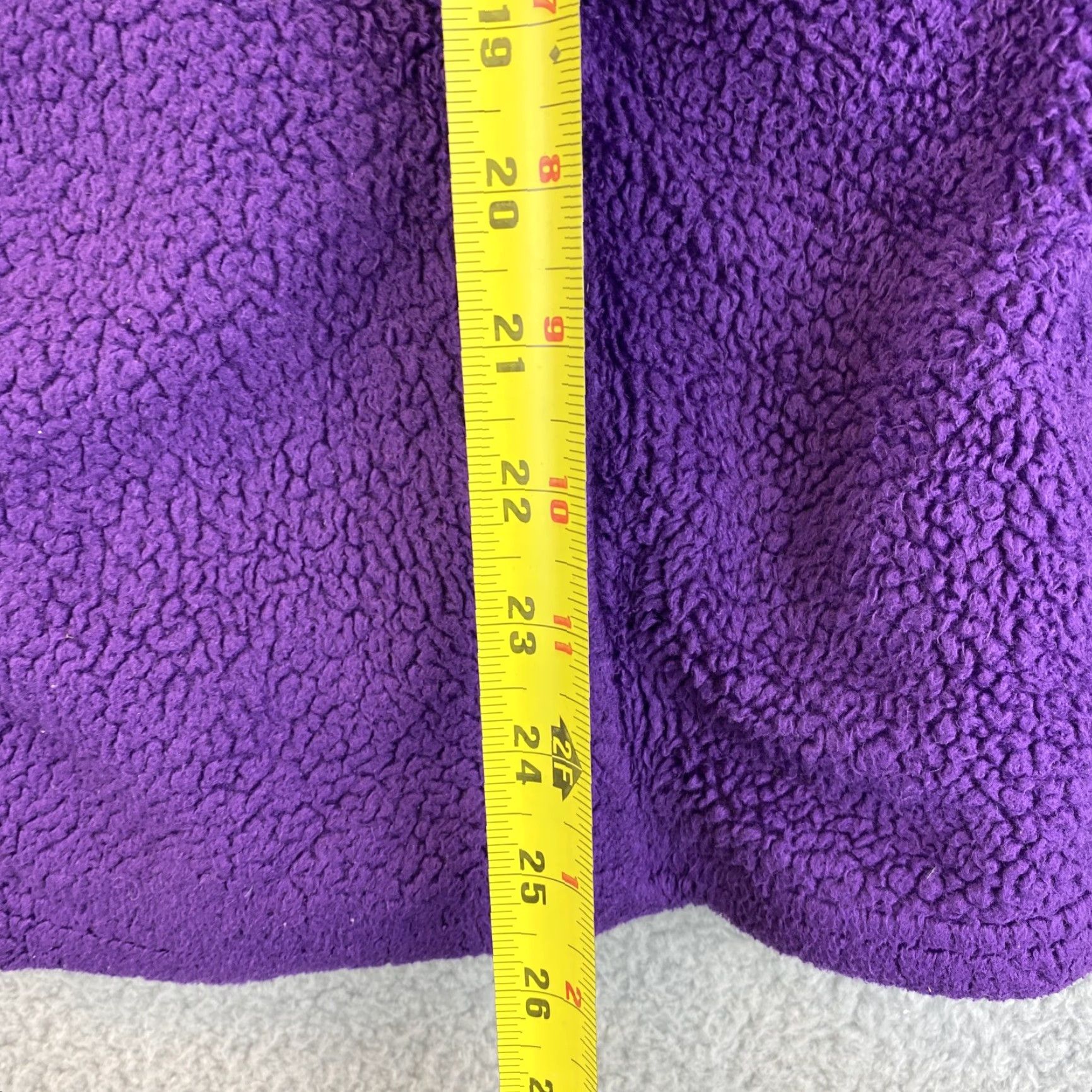 Faded Glory Faded Glory Women's Jacket XL Purple Sherpa Knit Long Sleeve Casual Jacket Teens Ladies 50-26 Size XL / US 12-14 / IT 48-50 - 5 Thumbnail