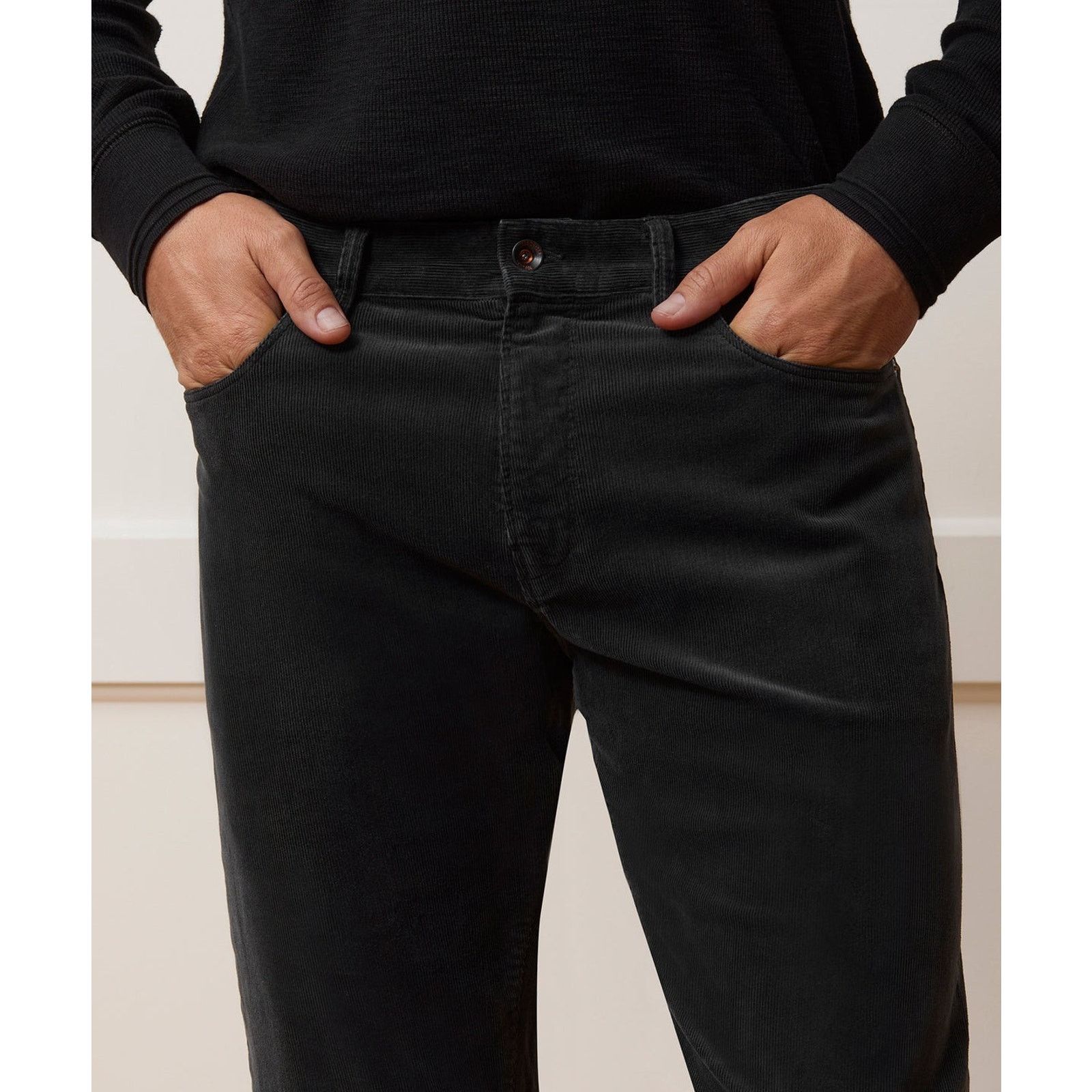 Todd Snyder Todd Snyder Corduroy 5 Pocket Cord In Pitch Black 33×32 Size US 33 - 3 Thumbnail