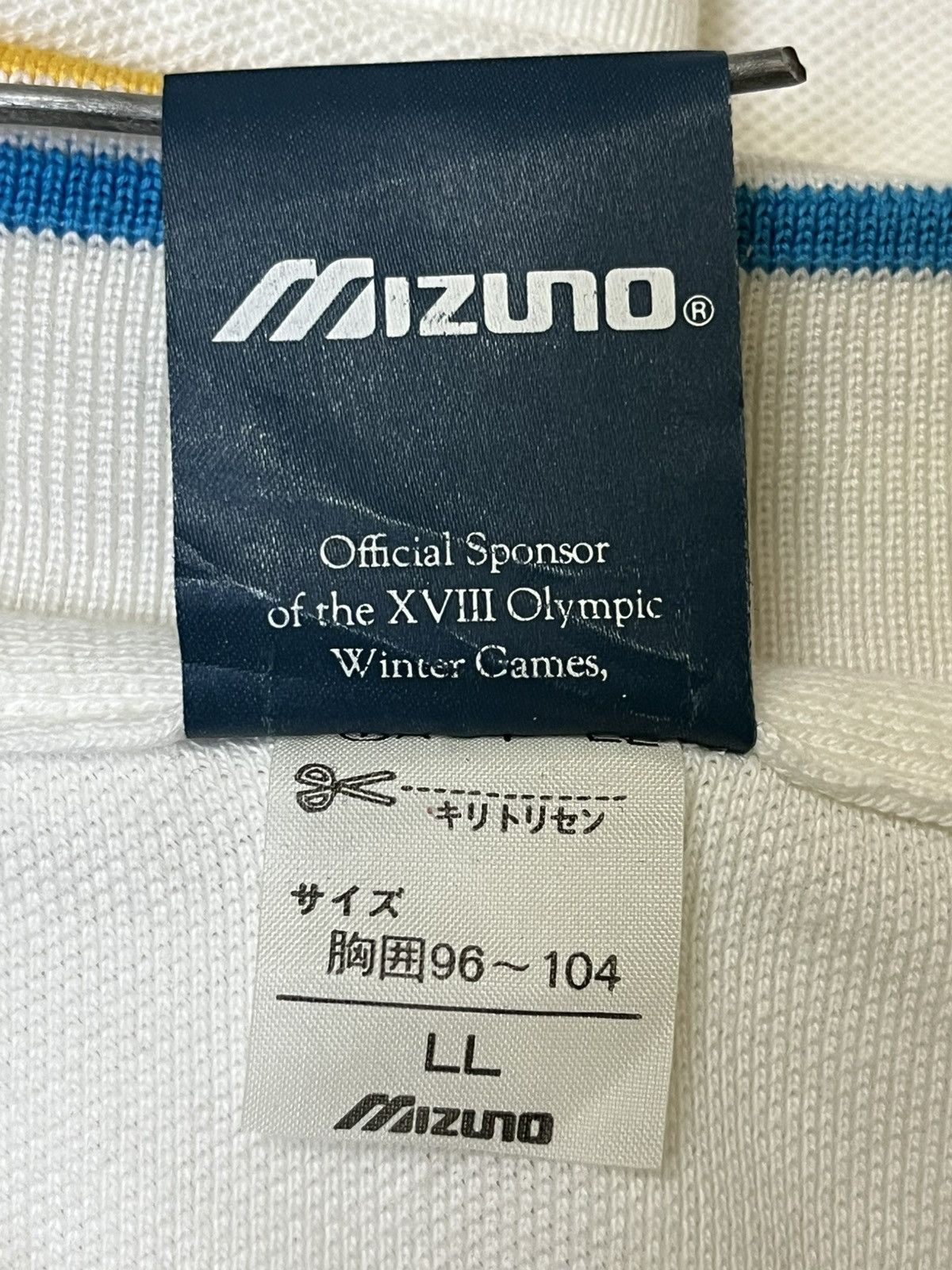 USA Olympics Vintage mizuno OLYMPIC NAGANO winter games 1998 polo shirt Size US L / EU 52-54 / 3 - 10 Thumbnail