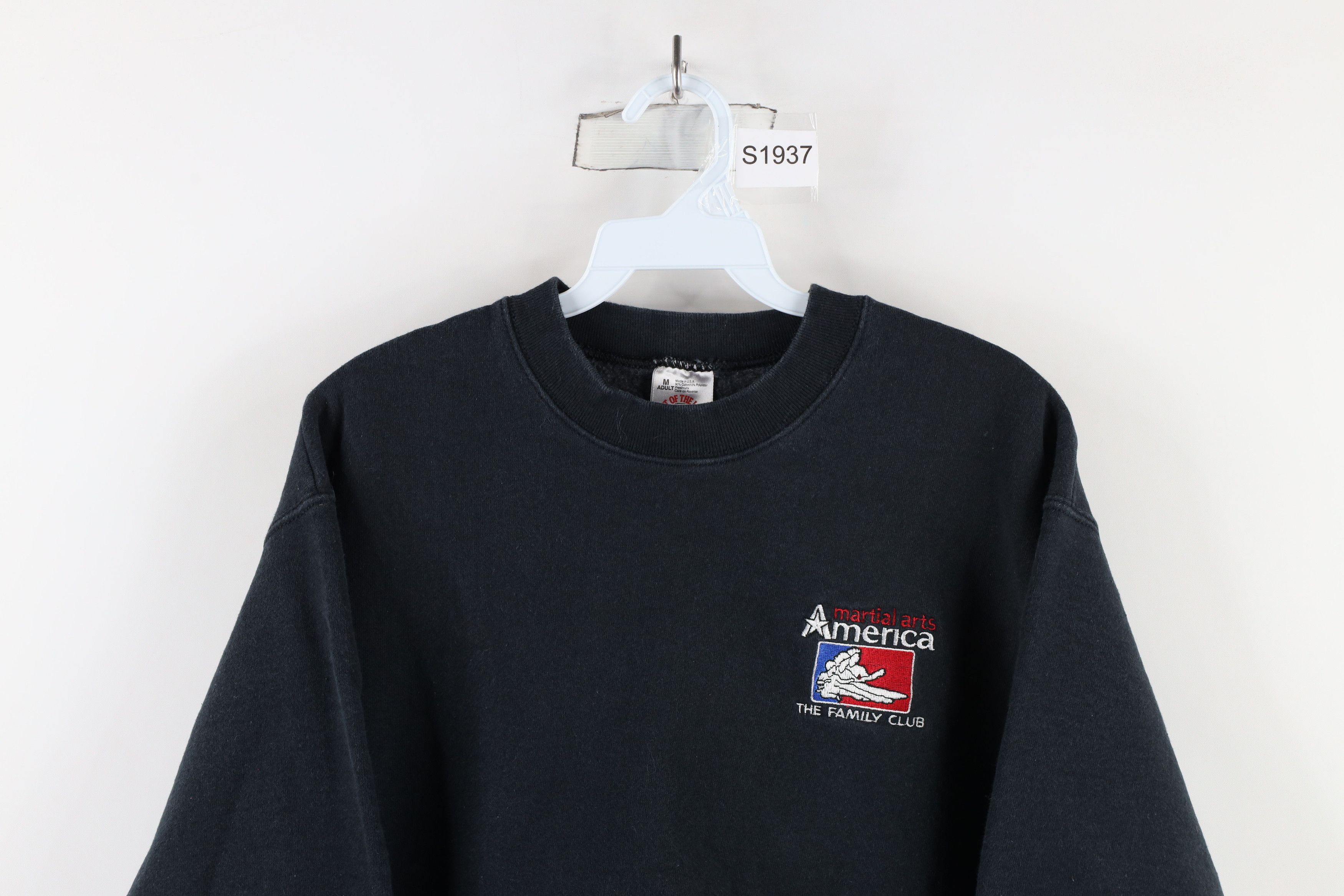 Vintage Vintage 90s Martial Arts America Crewneck Sweatshirt USA Size US M / EU 48-50 / 2 - 2 Thumbnail