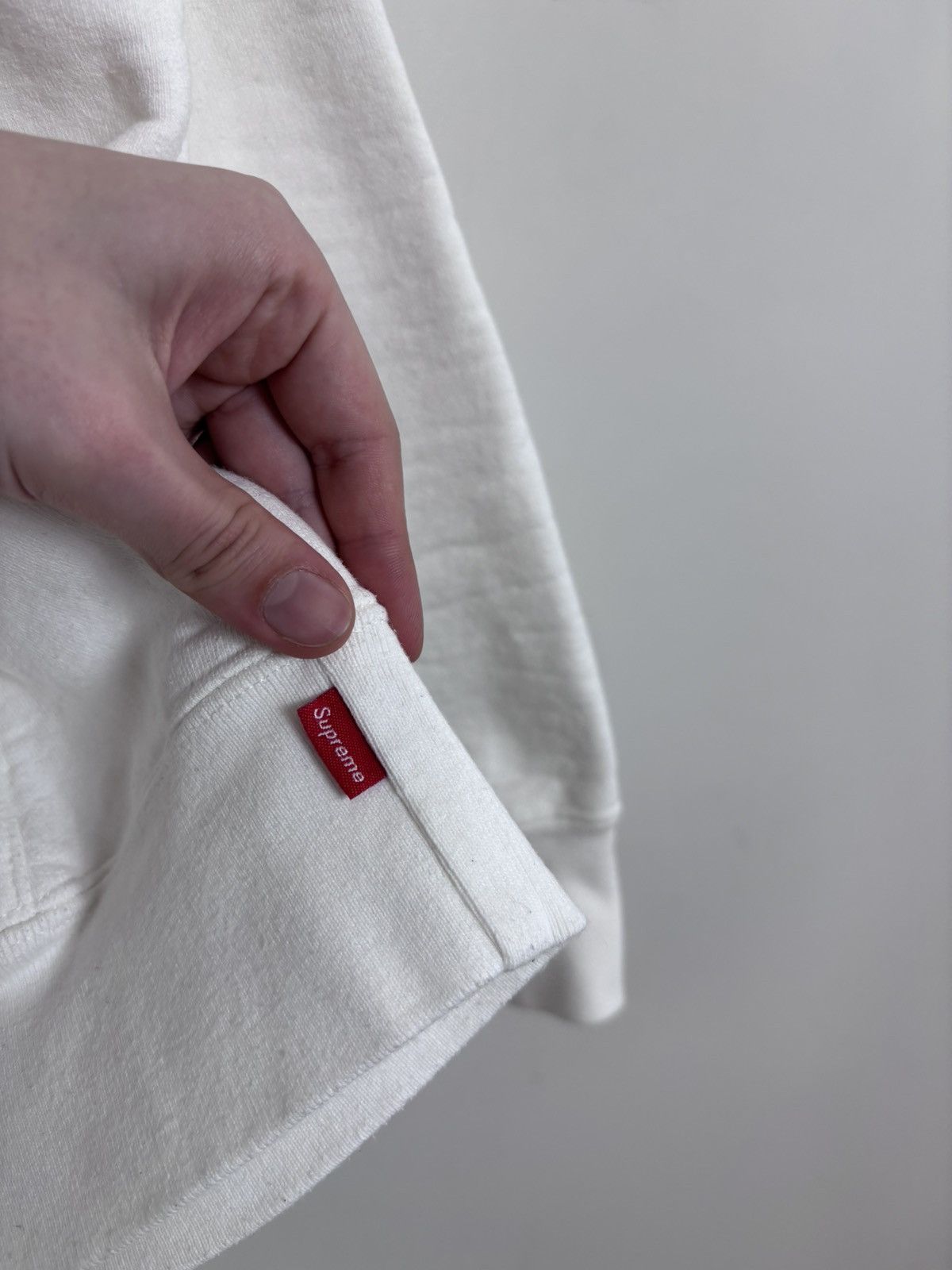 Supreme Supreme Bless The Land Of Fuck White Hoodie Sweatshirt Size US S / EU 44-46 / 1 - 11 Thumbnail