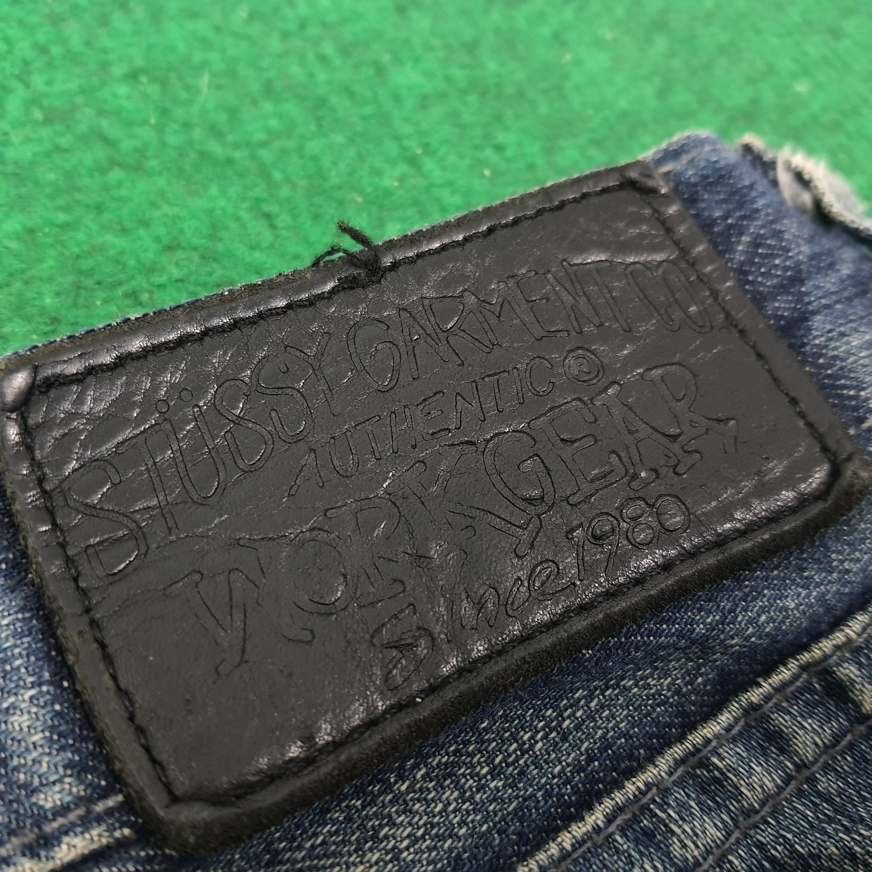 Stussy Vintage Stussy Authentic Workgear Custom Logo Jeans C265N5 Size US 34 / EU 50 - 3 Thumbnail