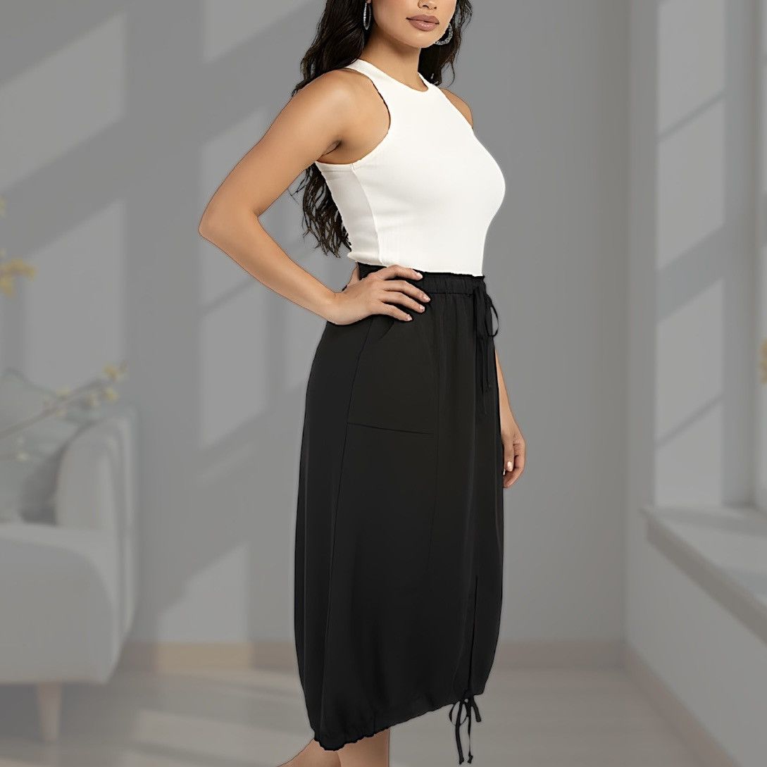 Other Melloday Women’s Mixed Media Twofer Maxi Dress Sz L Size L / US 10 / IT 46 - 1 Thumbnail