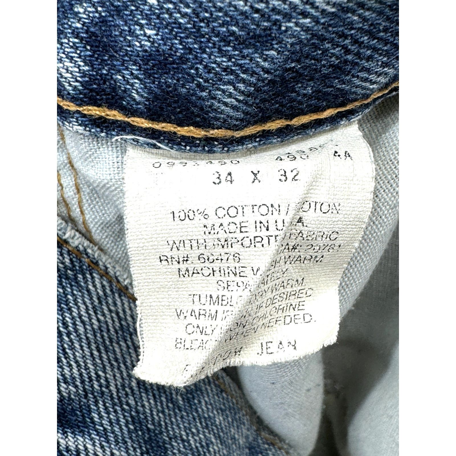 Tommy Hilfiger × Vintage Vintage 1990's Tommy Hilfiger Relaxed Denim Jeans Size US 34 / EU 50 - 5 Thumbnail