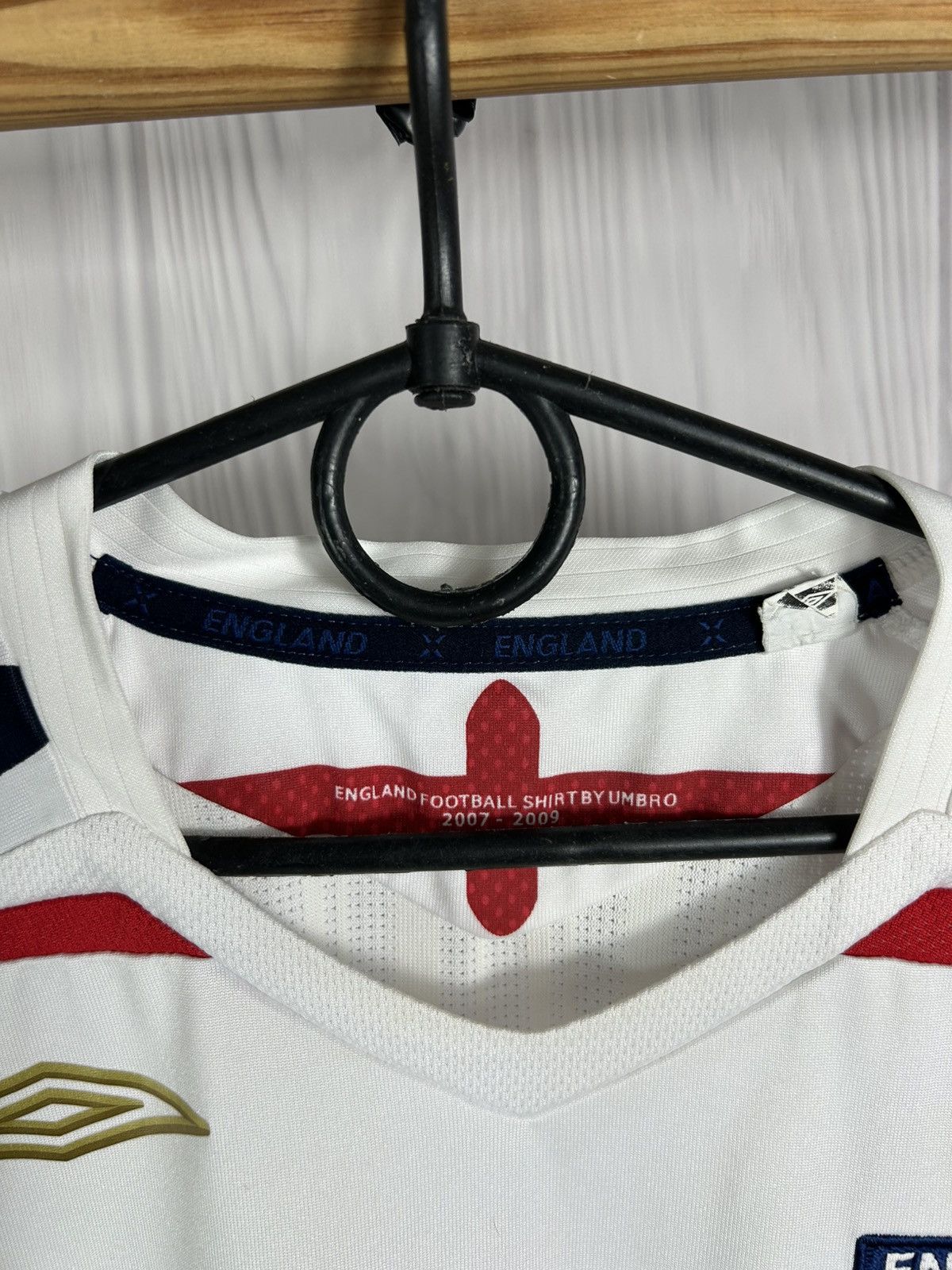 Umbro Umbro England 2007/2009 Football Shirt Soccer Jersey Size M Size US M / EU 48-50 / 2 - 7 Thumbnail