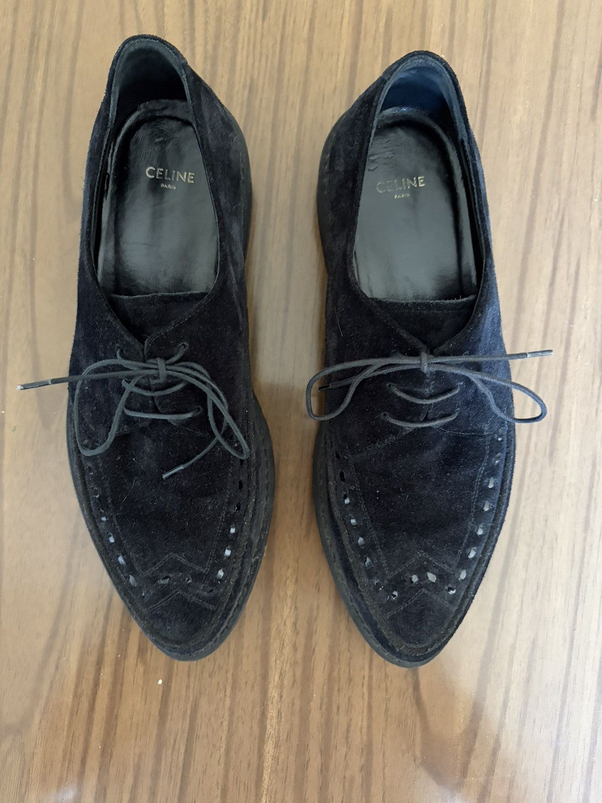 Celine Celine Hedi Slimane FW19 Suede Creeper Size US 8.5 / EU 41-42 - 1 Thumbnail
