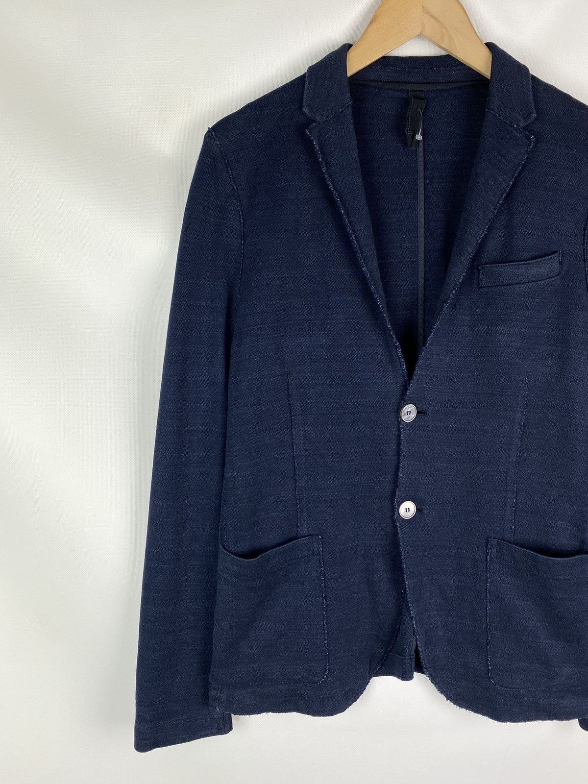 Harris Wharf London Harris Wharf London cotton linen unlined blazer jacket Size 40R - 2 Thumbnail