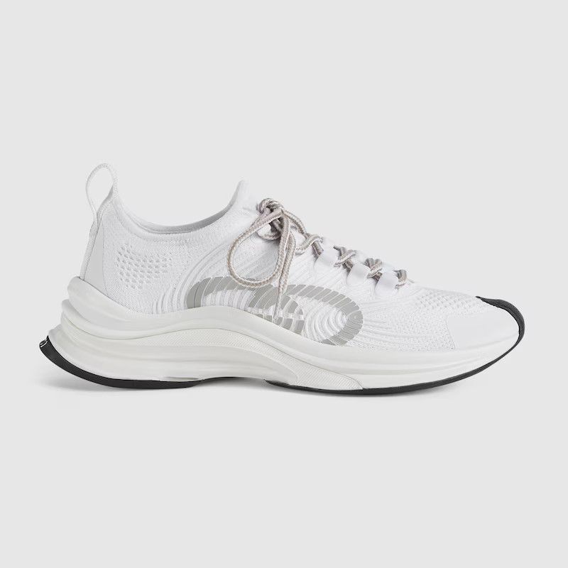 Gucci o1s1wg110225 Run Low-Top Sneakers in White Size US 5.5 / IT 35.5 - 1 Thumbnail
