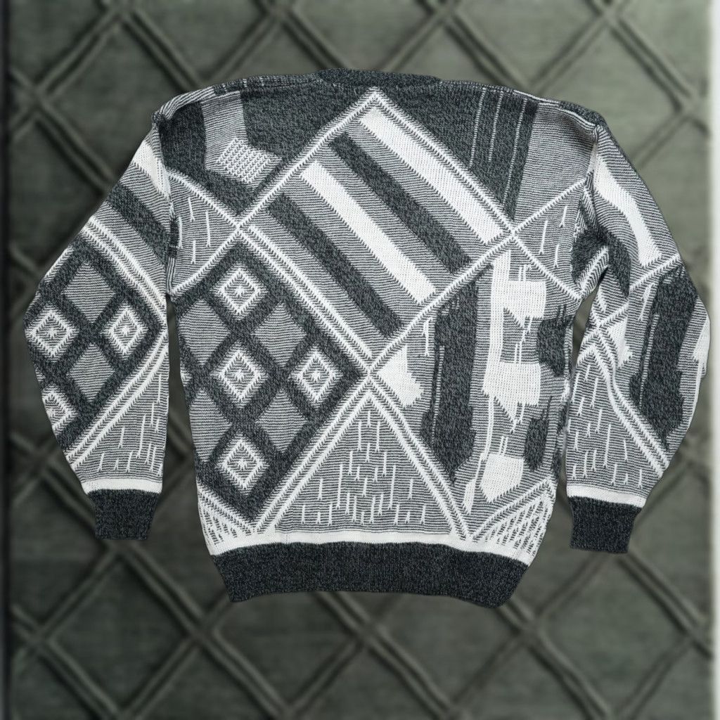 Vintage VINTAGE Cooper Cardigan Sweater Mens LT Gray Button All Seasons 60s 70s 80s Knit Size US L / EU 52-54 / 3 - 1 Thumbnail