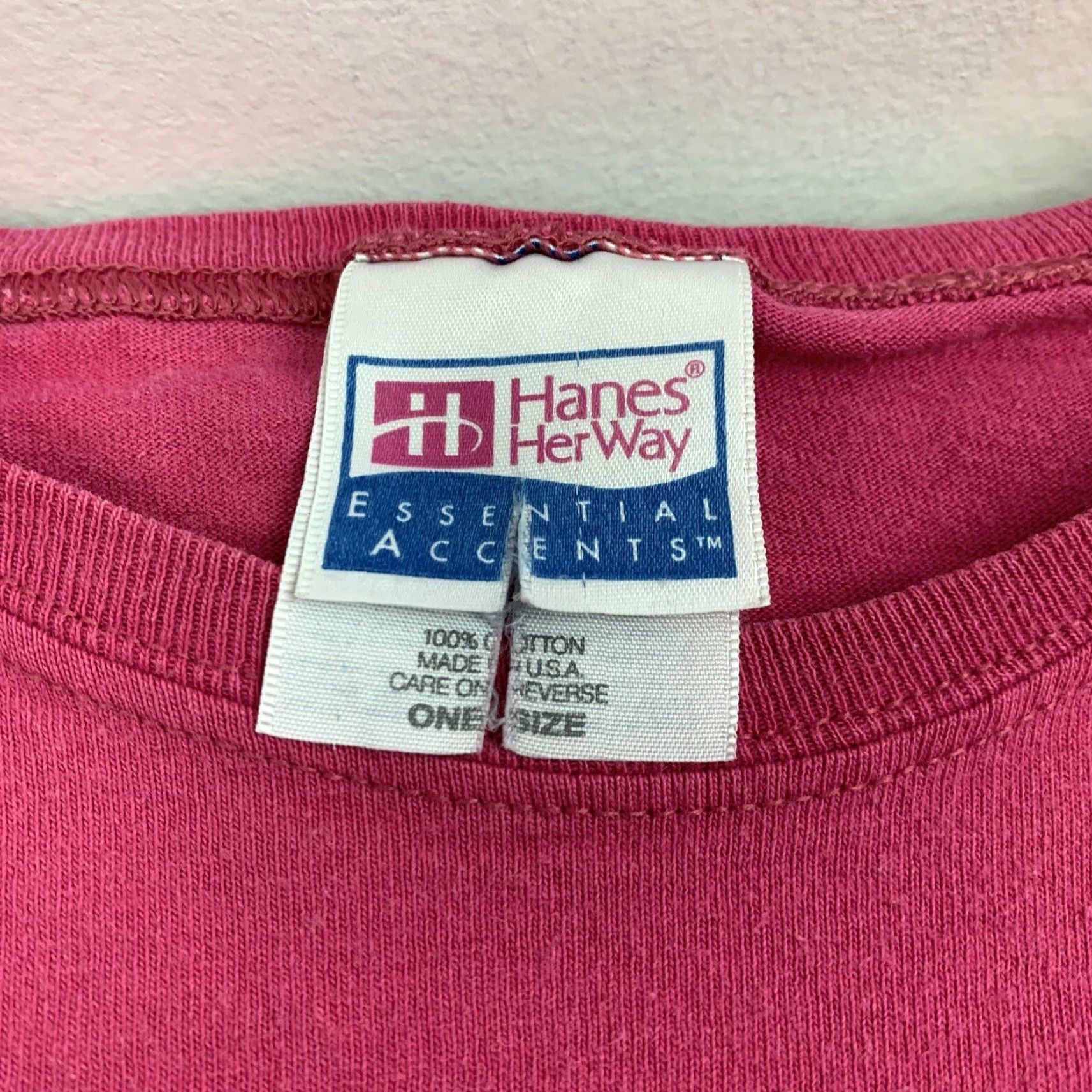 Hanes VINTAGE Hanes The Black Woman Mother Of The Earth Shirt Womens One Size Pink 90s Y2K Shirt Size ONE SIZE - 3 Thumbnail