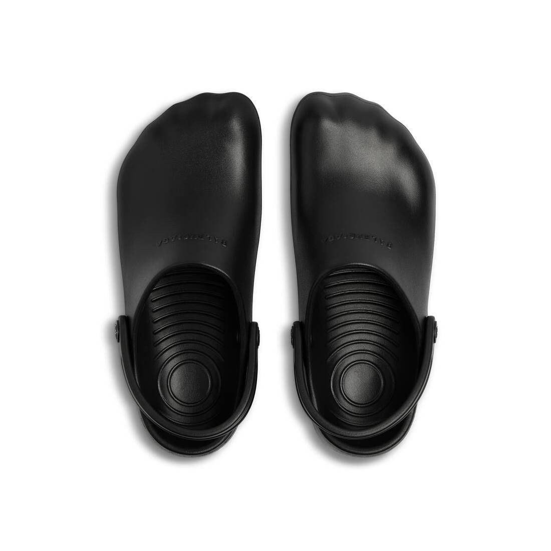 Balenciaga o1s1rm0326 Sunday Molded Mules in Black Size US 9 / IT 39 - 6 Thumbnail