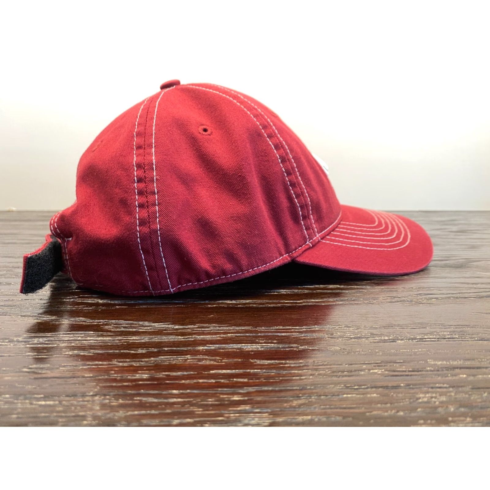 Nike VINTAGE Nike Golf Hat Cap Mens One Size Red Cotton Twill Adjustable Sports Cap Size ONE SIZE - 3 Thumbnail