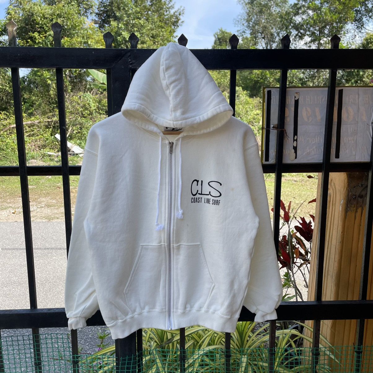 Vintage 🔥Vintage Coast Line Surf Big Logo Full Zipper Sweater Hoodie Size US S / EU 44-46 / 1 - 4 Thumbnail