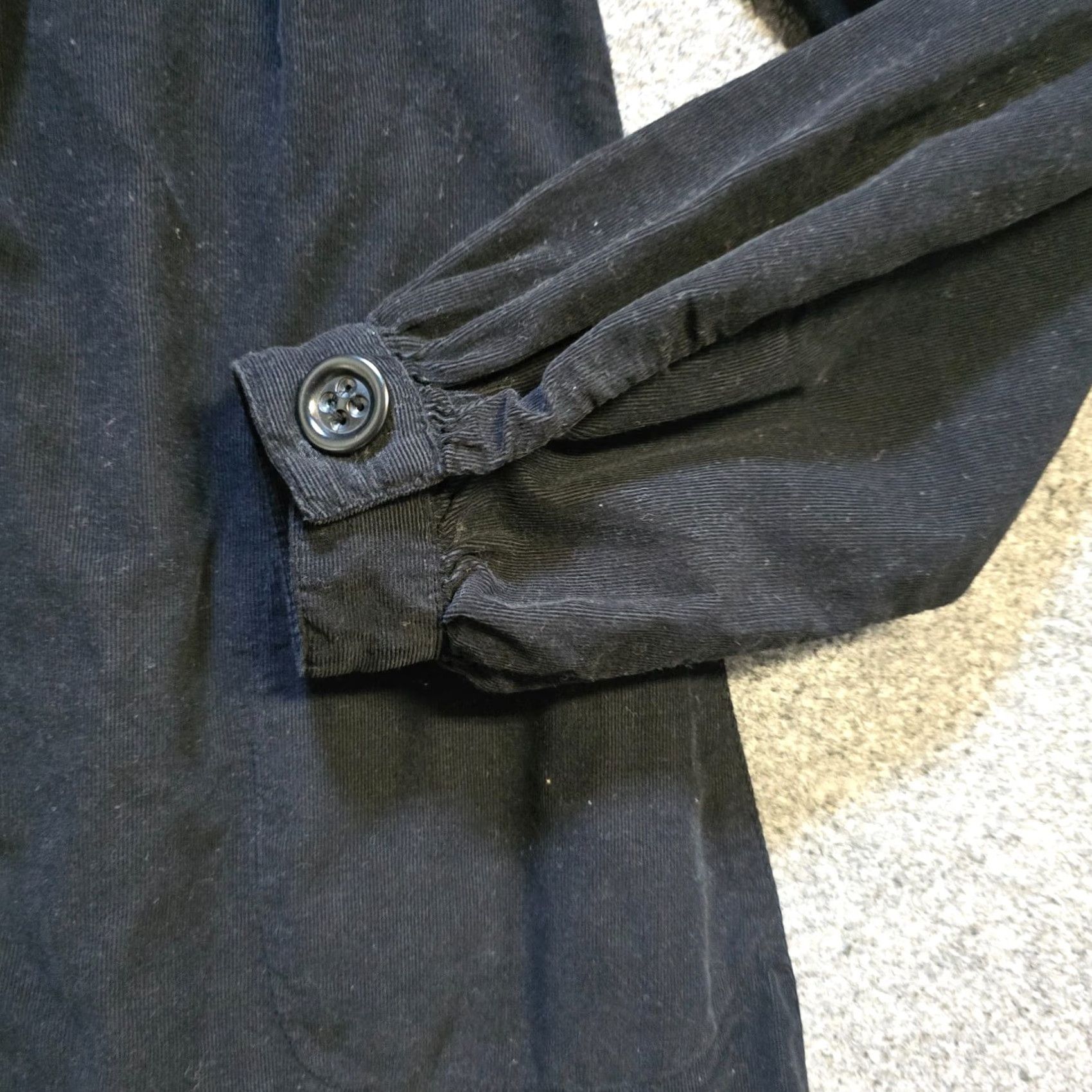 Hartford Hartford Dress Shirt Dress Womens Size 2 Black Corduroy Long Sleeve Capsule Minimalist Size XS / US 0-2 / IT 36-38 - 3 Thumbnail