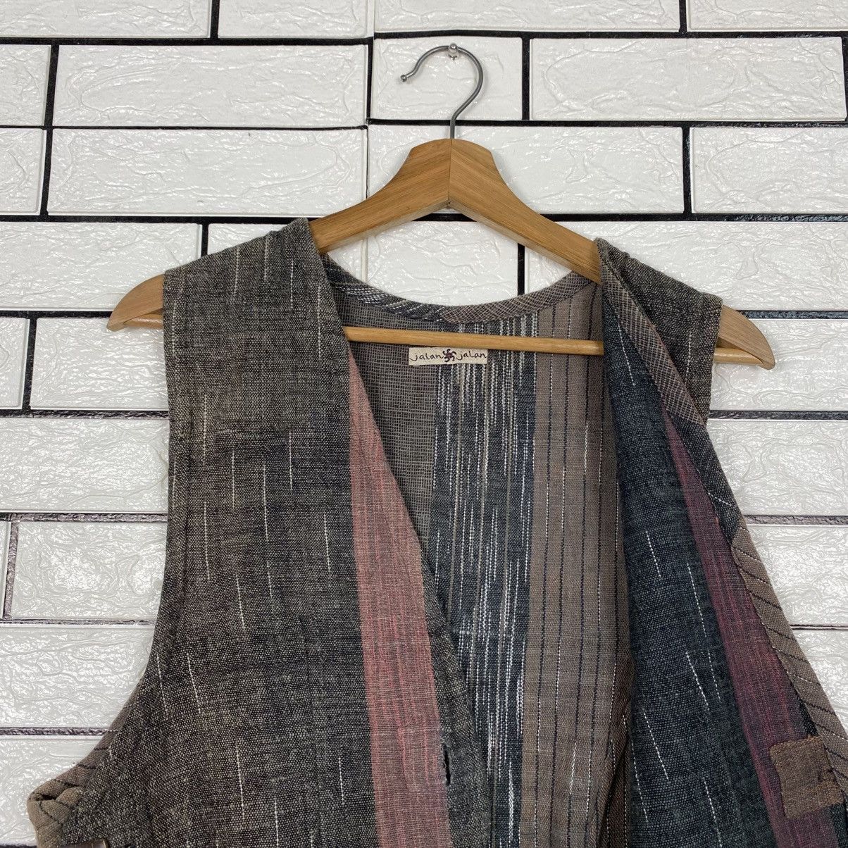 Japanese Brand Vintage Jalan Jalan Vest Traditional Japan Issey Miyake Size US M / EU 48-50 / 2 - 14 Thumbnail
