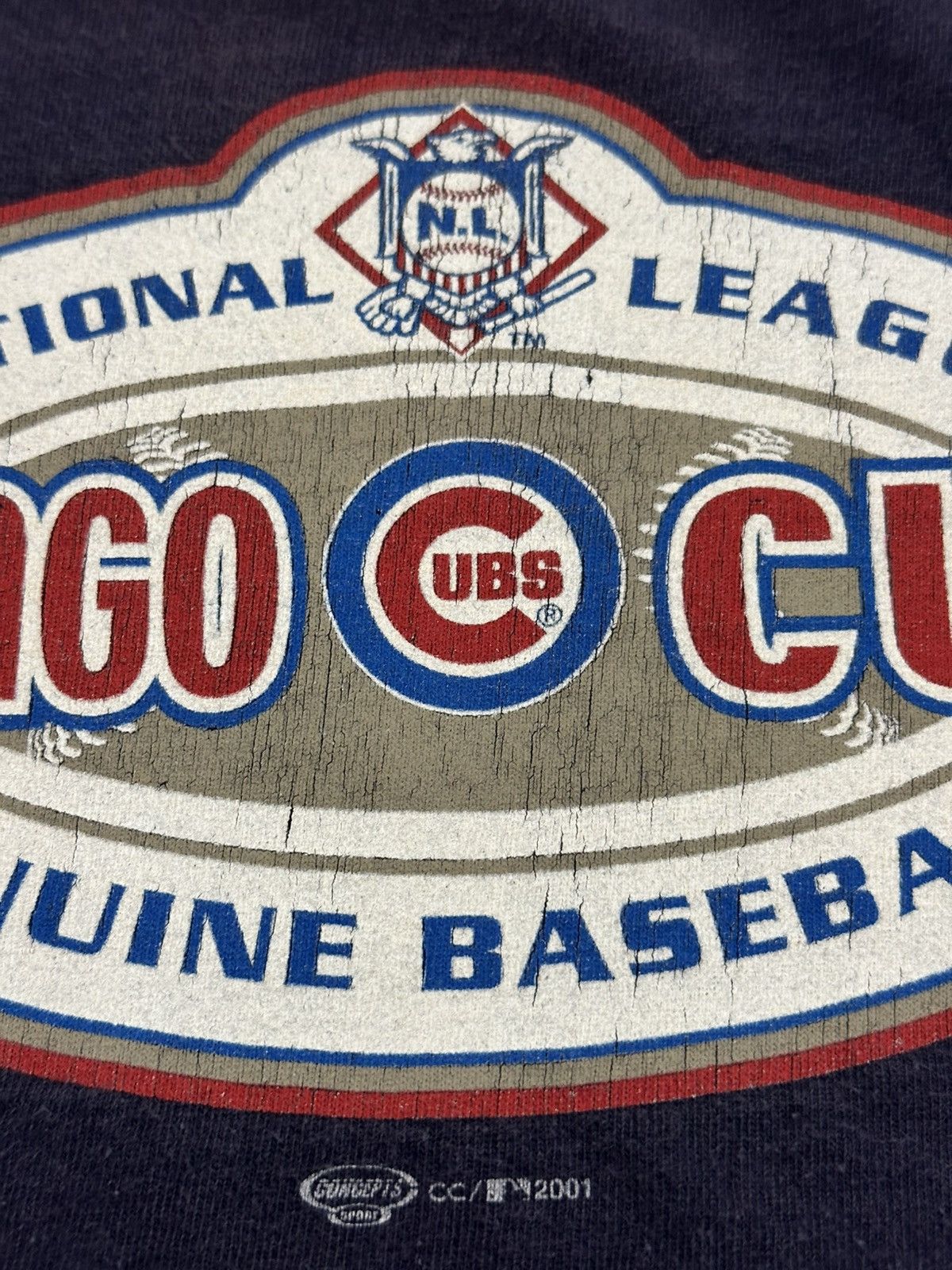 MLB Vintage 2001 Chicago Cubs National League MLB T-shirt XL Size US XL / EU 56 / 4 - 7 Thumbnail