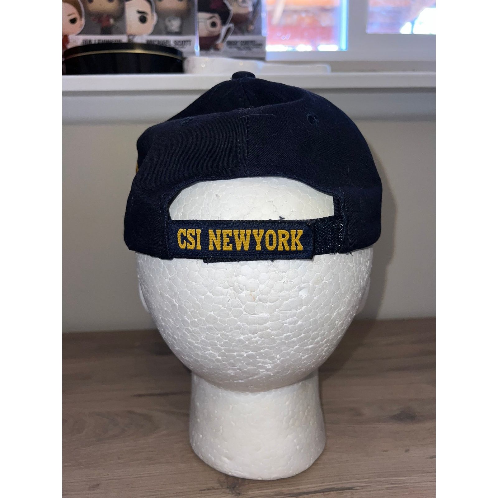 Vintage CSI New York Hat Crime Scene Investigation Blue Headwear OS Size ONE SIZE - 4 Thumbnail
