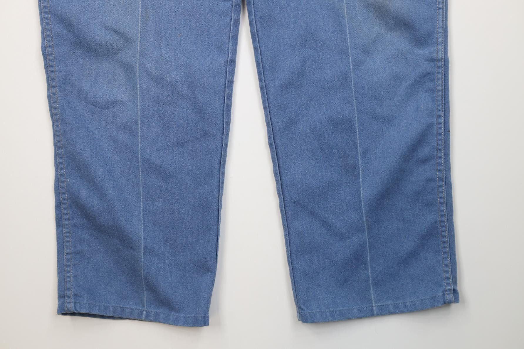 Vintage Vintage 90s Streetwear Flared Wide Leg Denim Jeans Blue Size US 38 / EU 54 - 4 Thumbnail