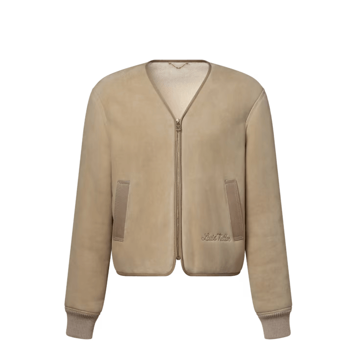 Louis Vuitton Embellished Shearling Liner Jacket Size US M / EU 48-50 / 2 - 1 Preview