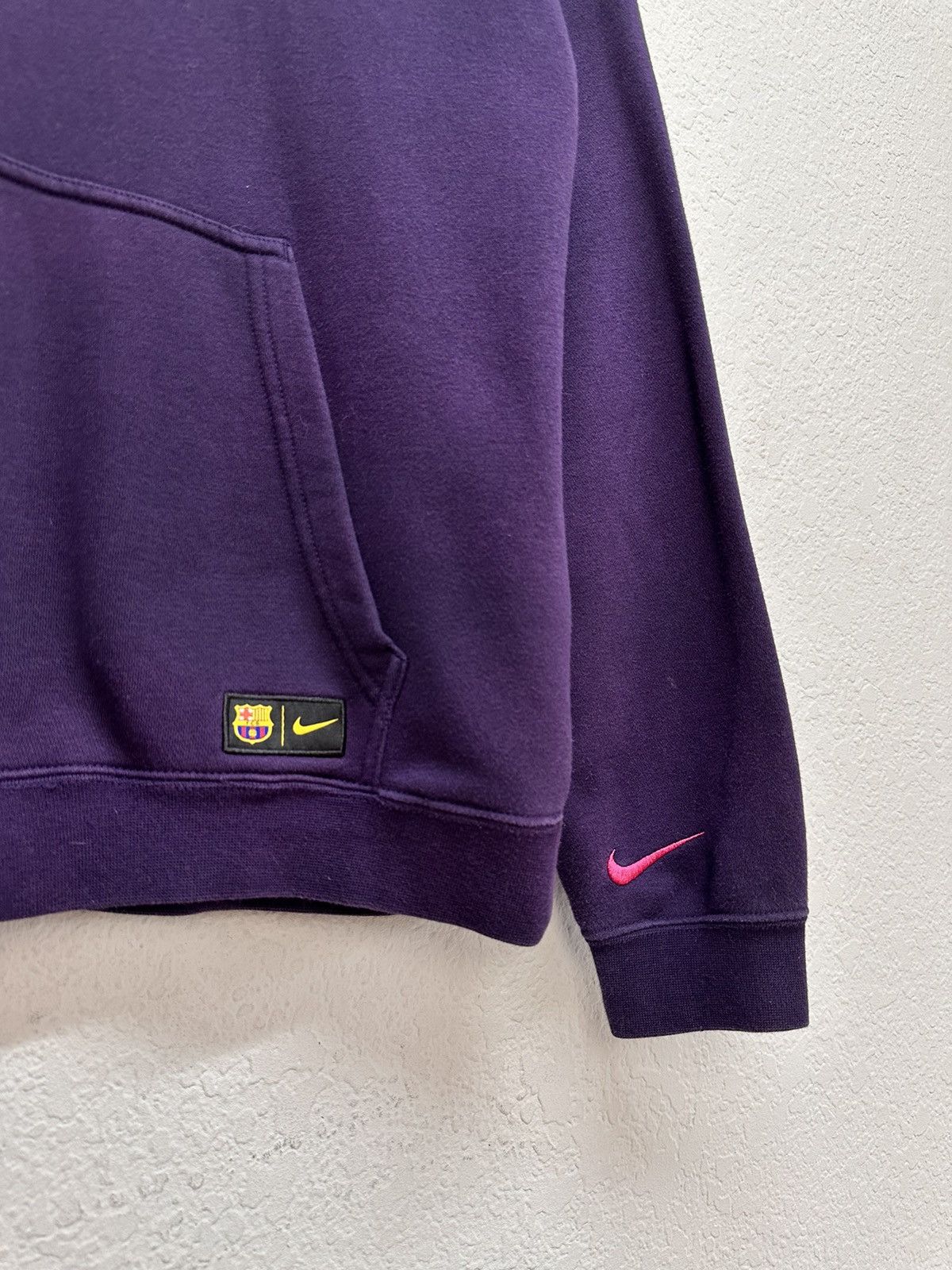Nike Vintage Streetwear Barcelona Nike Premier Nylon Y2K Hoodie Size US M / EU 48-50 / 2 - 4 Thumbnail