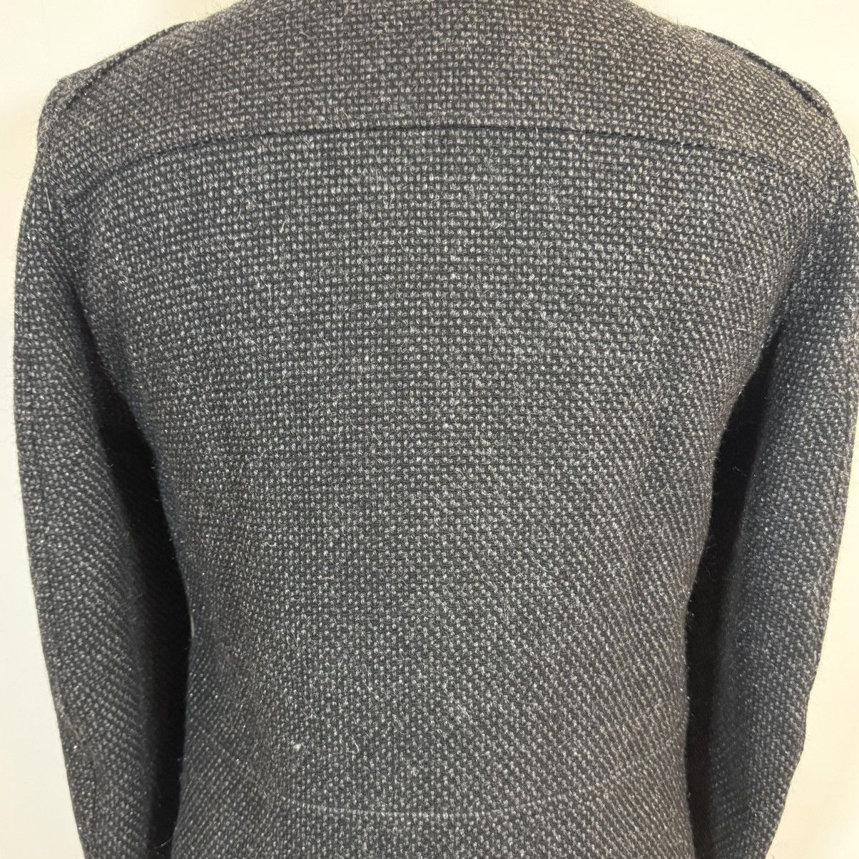 Japanese Brand Hiro Sawatari Black Lurex Boucle Moto Jacket Size US L / EU 52-54 / 3 - 8 Thumbnail