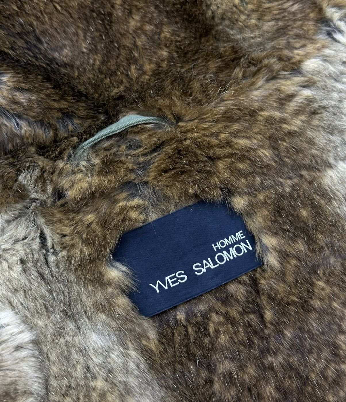 Yves Salomon YVES SALOMON Luxury Jacket Rabbit Fur Lining Coyote Trim Size US M / EU 48-50 / 2 - 10 Thumbnail