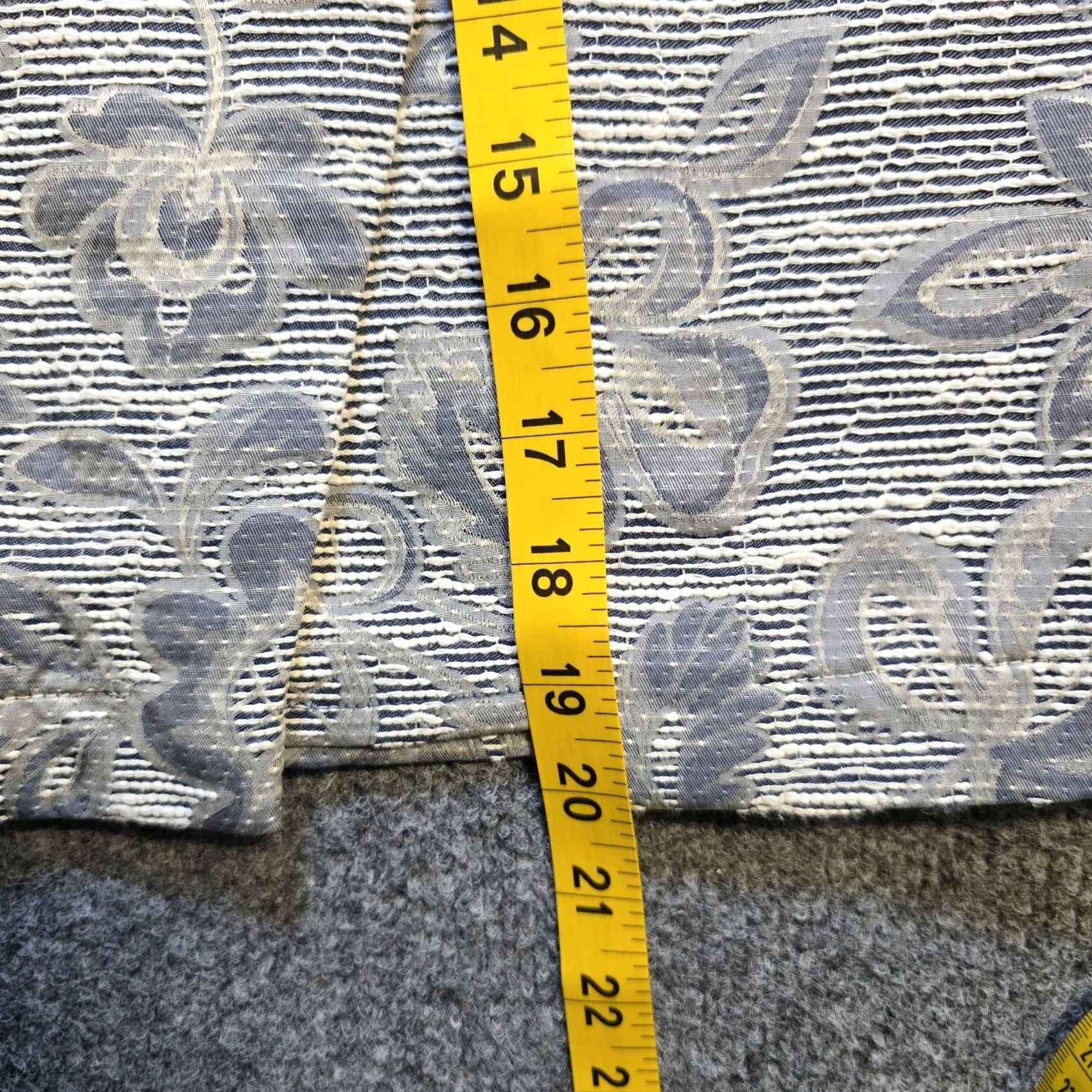 Anthropologie Maeve Anthropologie Skirt Womens Size 10 Gray Floral Bow Slit Pencil Short Tweed Pattern Cap Sleeve Size 32" / US 10 / IT 46 - 5 Thumbnail