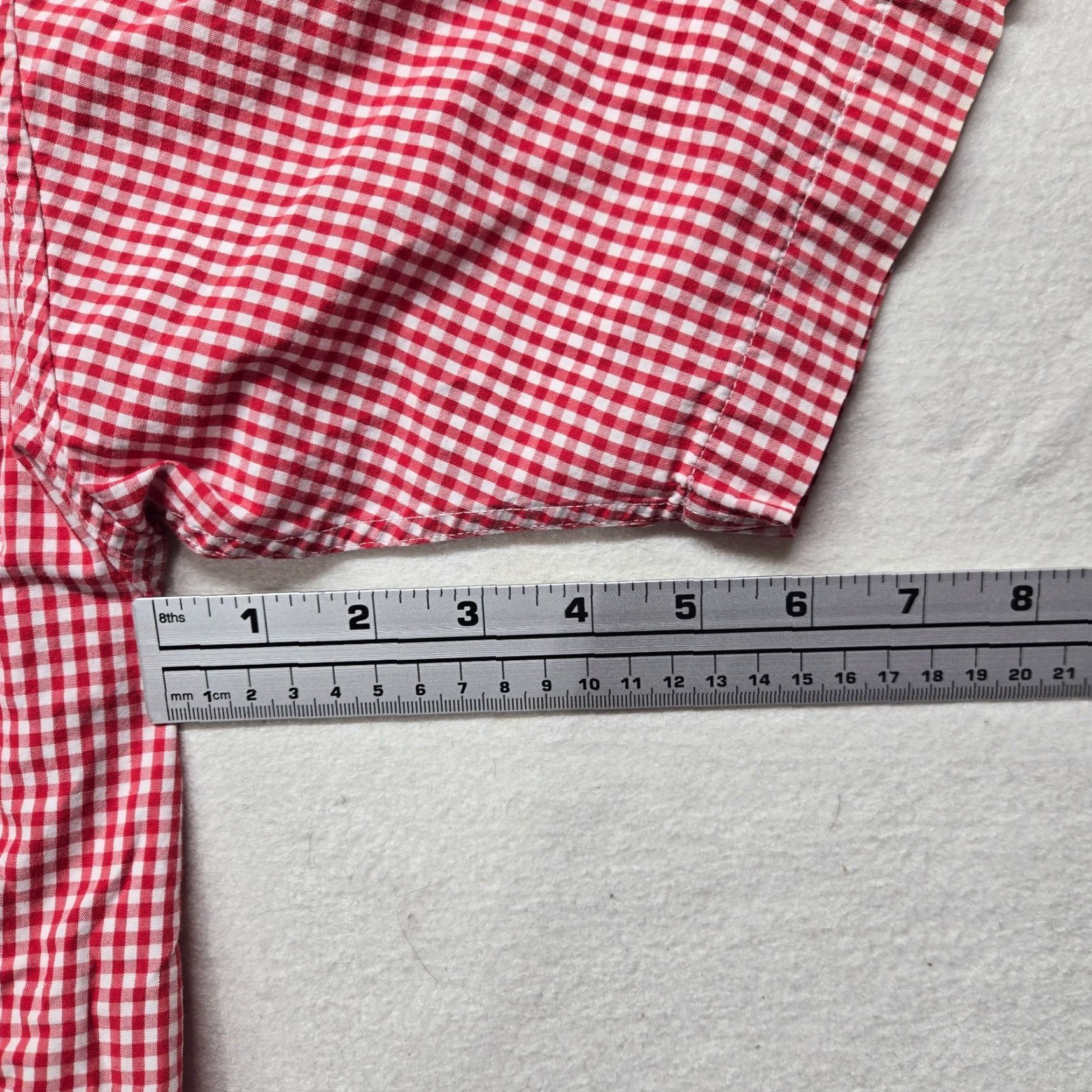 Izod IZOD Shirt Red Checkered 100% Cotton Short Sleeve Button Up Adult Men 3X Plaid Vintage No Size US XXL / EU 58 / 5 - 6 Thumbnail