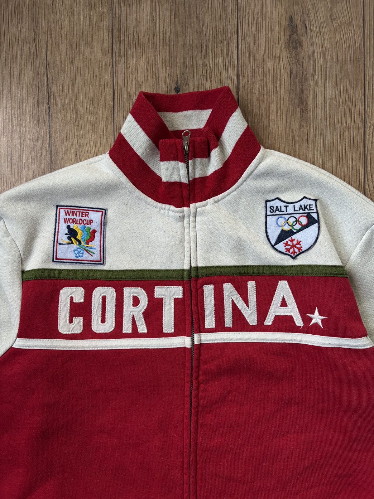 USA Olympics Winter World Cup Italy Cortina Salt Lake Olympic Games Jckt Size US L / EU 52-54 / 3 - 3 Thumbnail