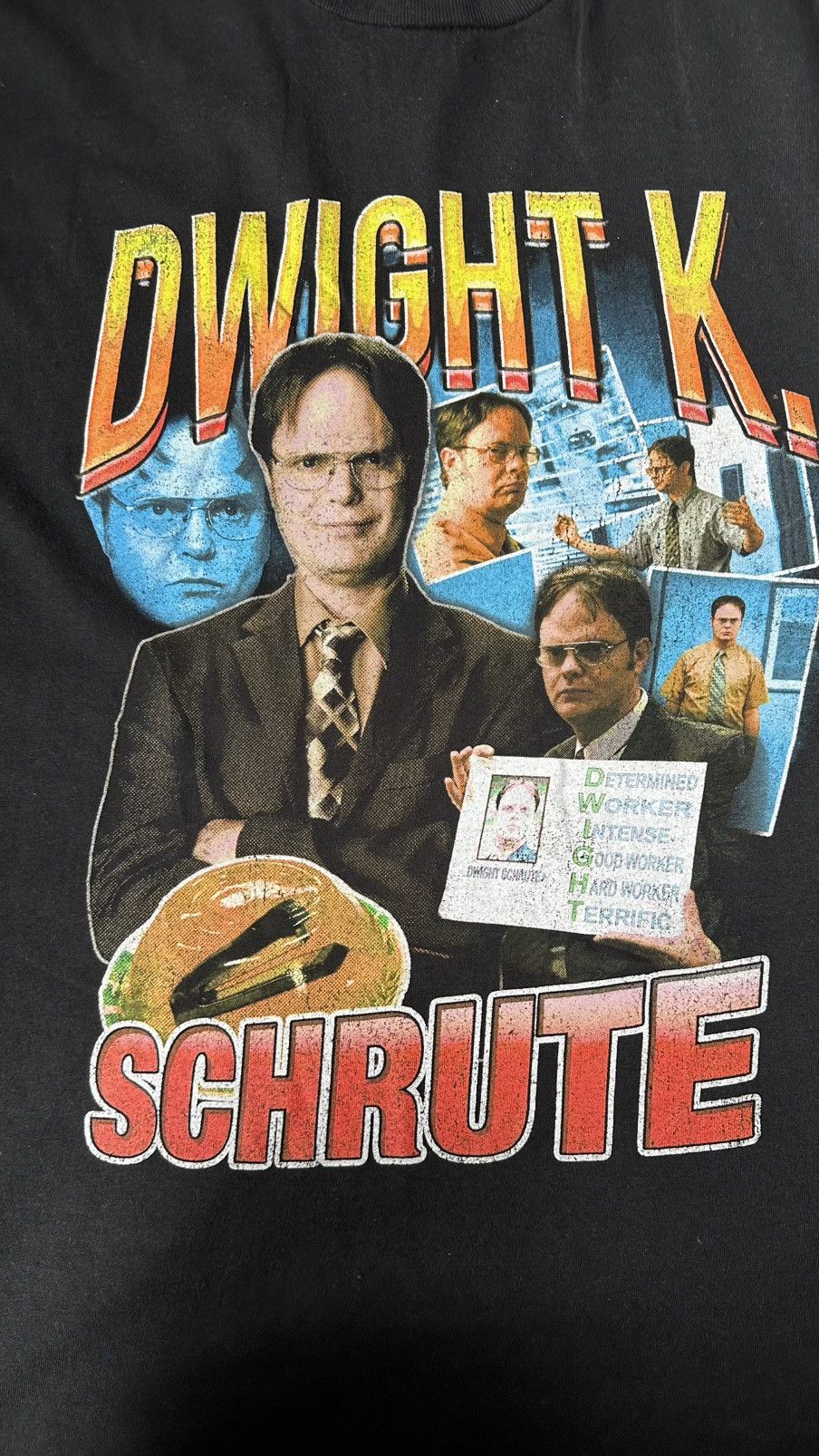 Vintage THE OFFICE DWIGHT K. SCHRUTE MOVIE TEE Size US XXL / EU 58 / 5 - 2 Thumbnail