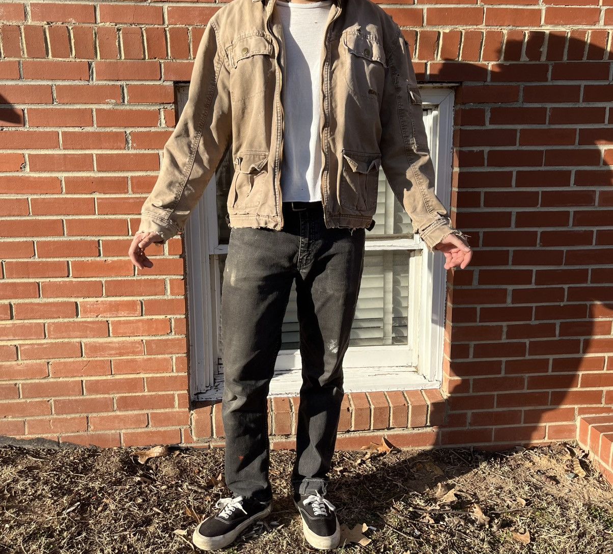 Vintage VTG distressed utility jacket Size US L / EU 52-54 / 3 - 2 Thumbnail