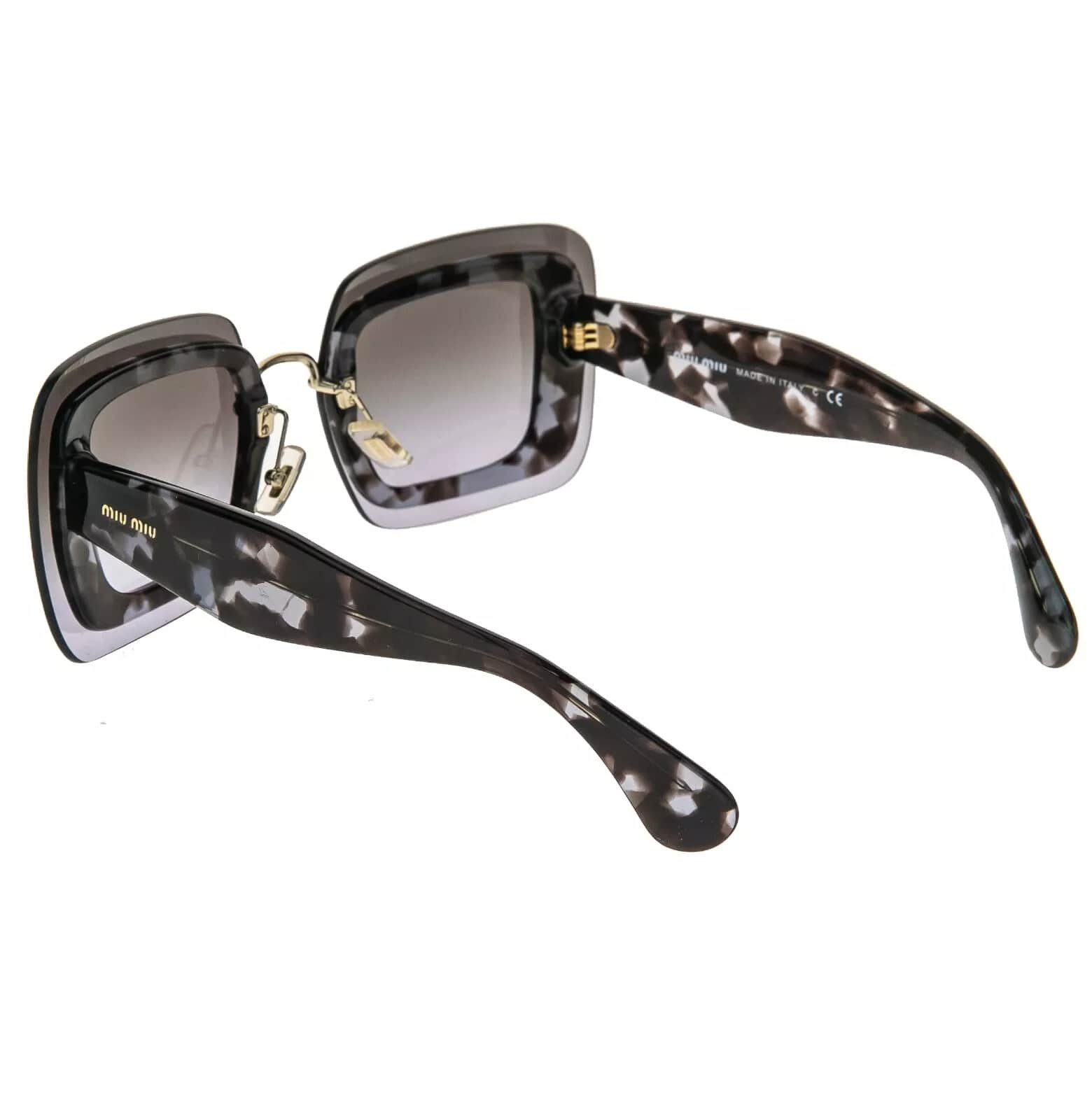 Miu Miu MIU MIU REVEAL MU02RS Lilac Brown Fashion Sunglasses 02R Size ONE SIZE - 3 Thumbnail