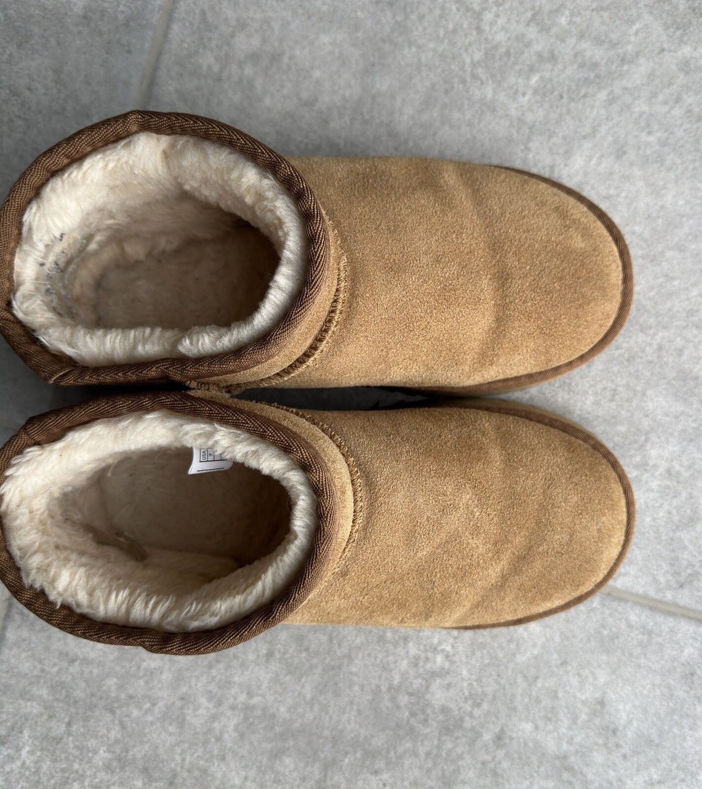 Ugg Ugg Classic Low Platform Winter Suede Sheepskin Shoes Size US 7 / IT 37 - 15 Thumbnail