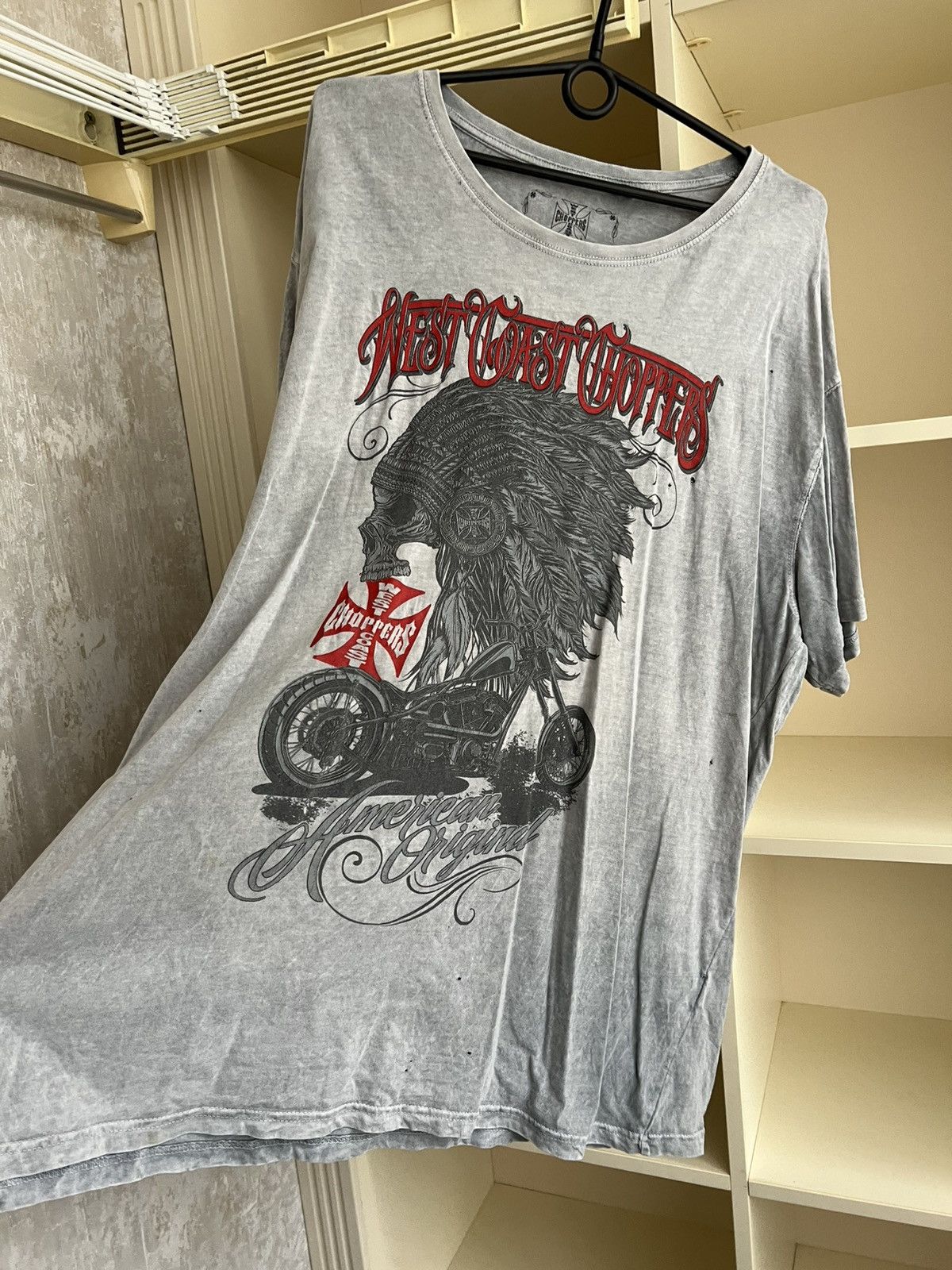 West Coast Choppers Vintage West Coast Choppers Tee T-Shirt Motorcycle Size US XXL / EU 58 / 5 - 14 Thumbnail