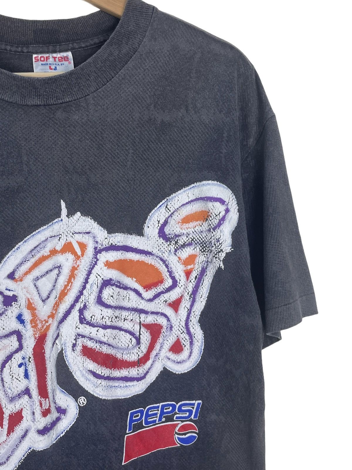 Pepsi × Vintage 90s Pepsi All Over Print Tee - Sof Tee - Made in USA Size US L / EU 52-54 / 3 - 8 Thumbnail