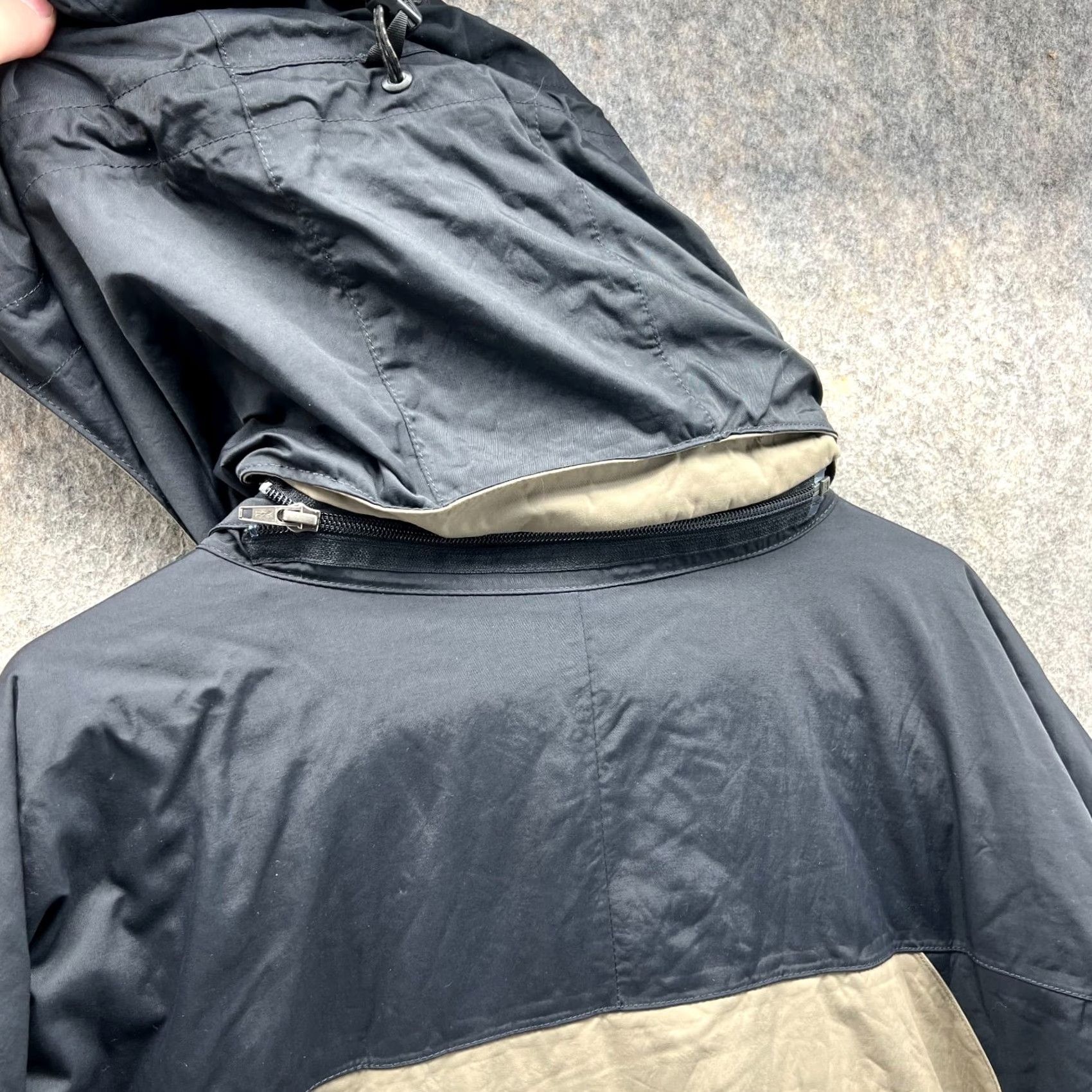 Vintage VINTAGE L.L. Bean Jacket Mens 2XL Tall Tan Black Full Zip Packaway Nylon Snowboarding Ski Jacket Mens 2XLT Beige Ski Vintage Mens Jackets Size US XXL / EU 58 / 5 - 5 Thumbnail