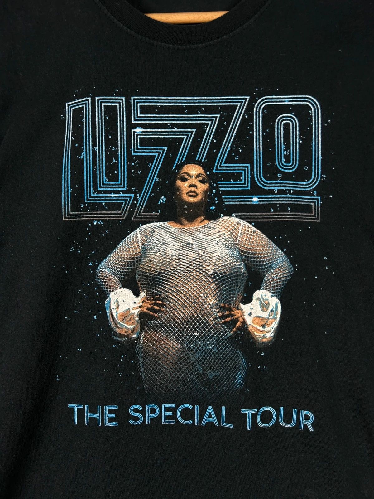 Band Tees × Fruit Of The Loom Lizzo The Special Tour tee black big logo spellout Size US S / EU 44-46 / 1 - 3 Thumbnail