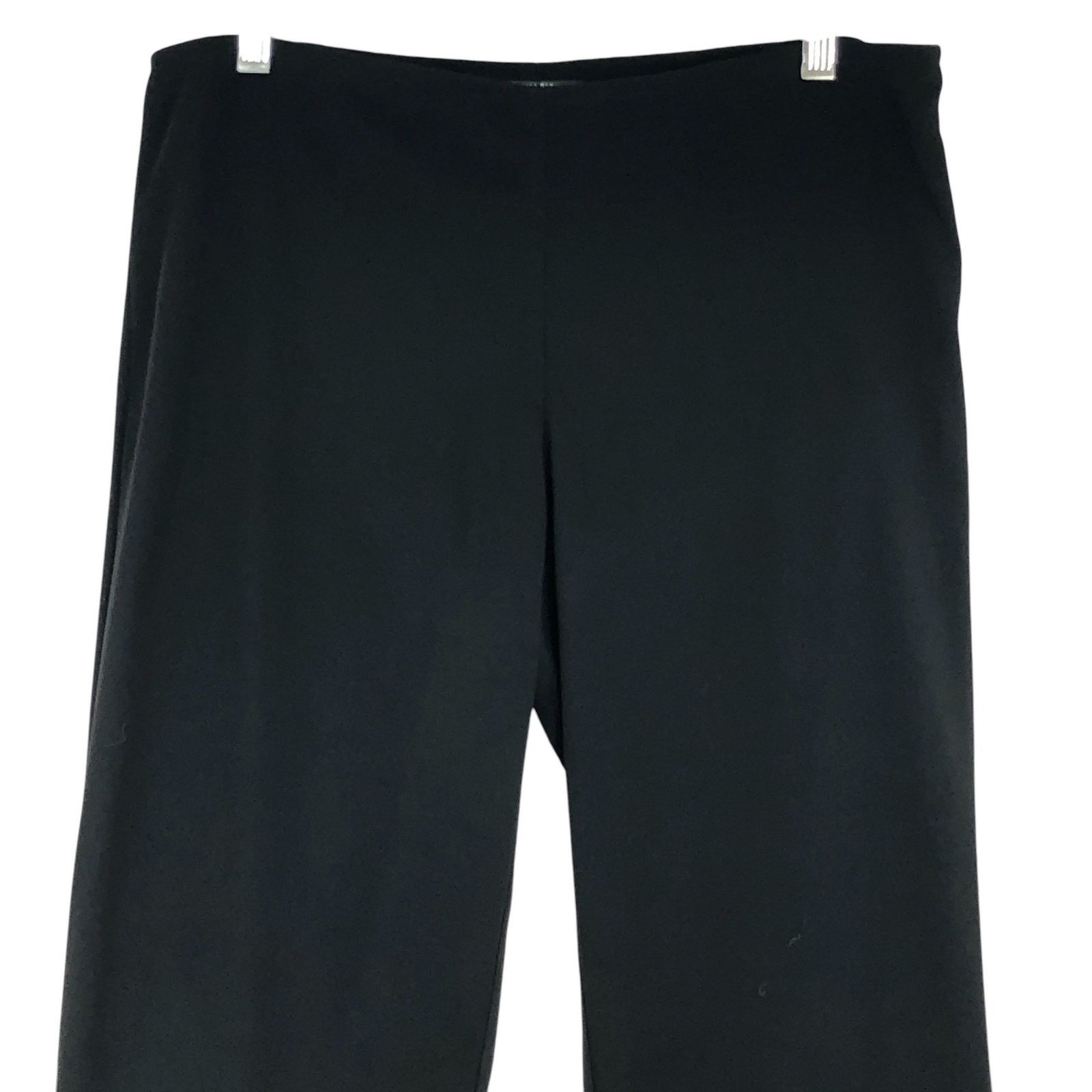 Eileen Fisher Eileen Fisher Size S Pants Straight Leg Side Zip Black Size 34" / US 12 / IT 48 - 2 Thumbnail
