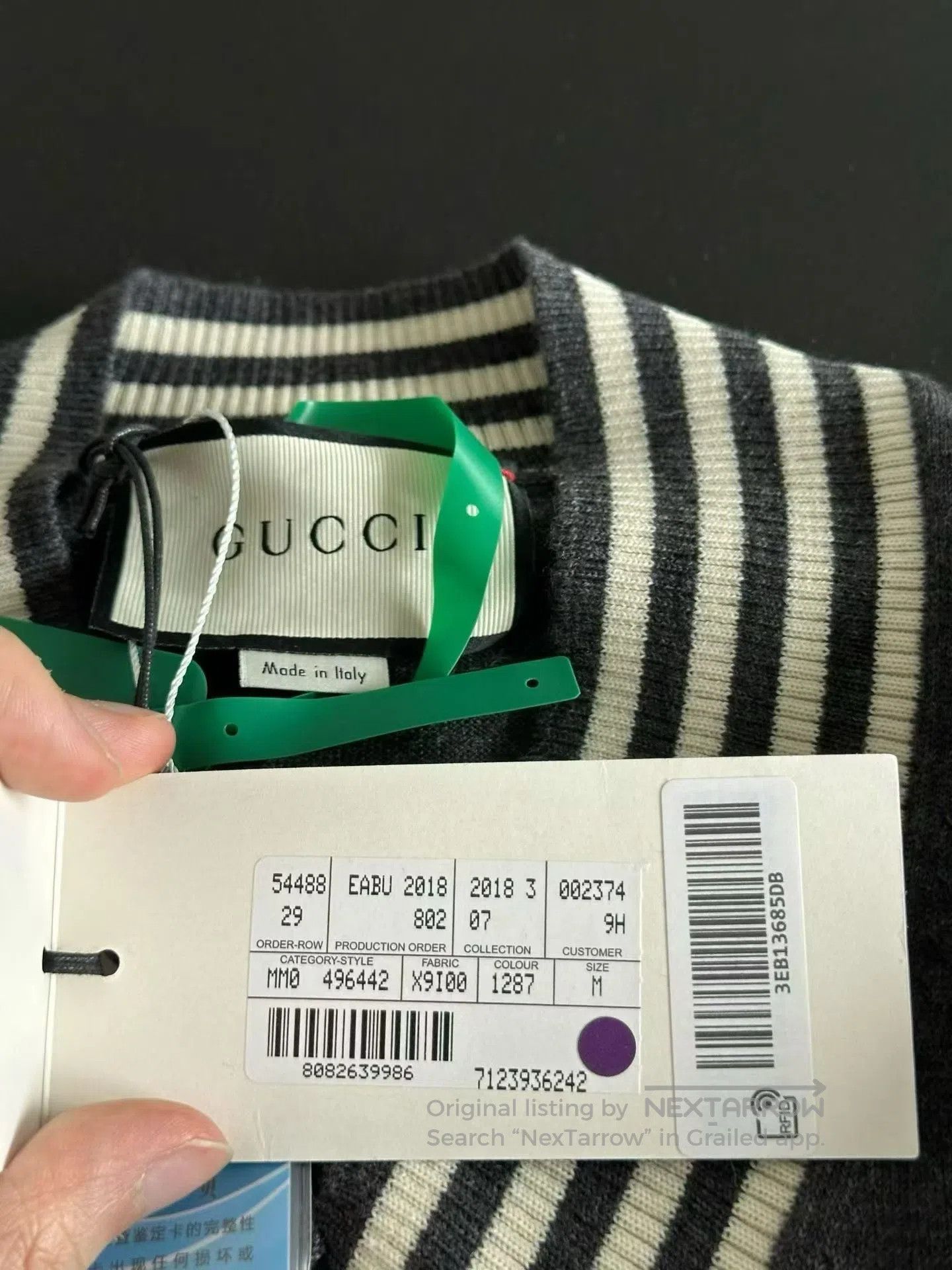 Gucci Guicci Little Bee Embroidered Sweater| Size M / US 6-8 / IT 42-44 - 4 Thumbnail